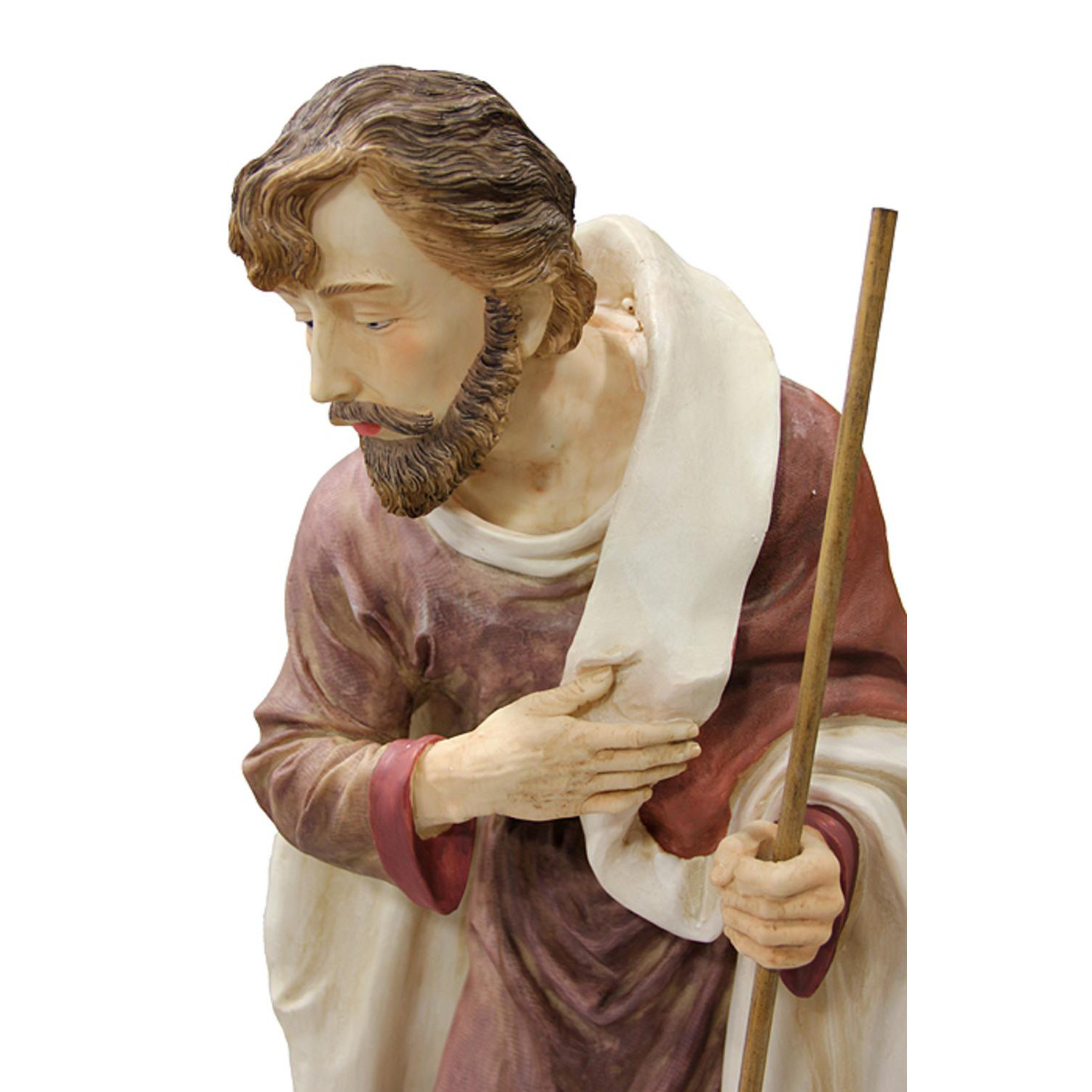 LB International 3 Piece Large Outdoor Holy Family Nativity Christmas