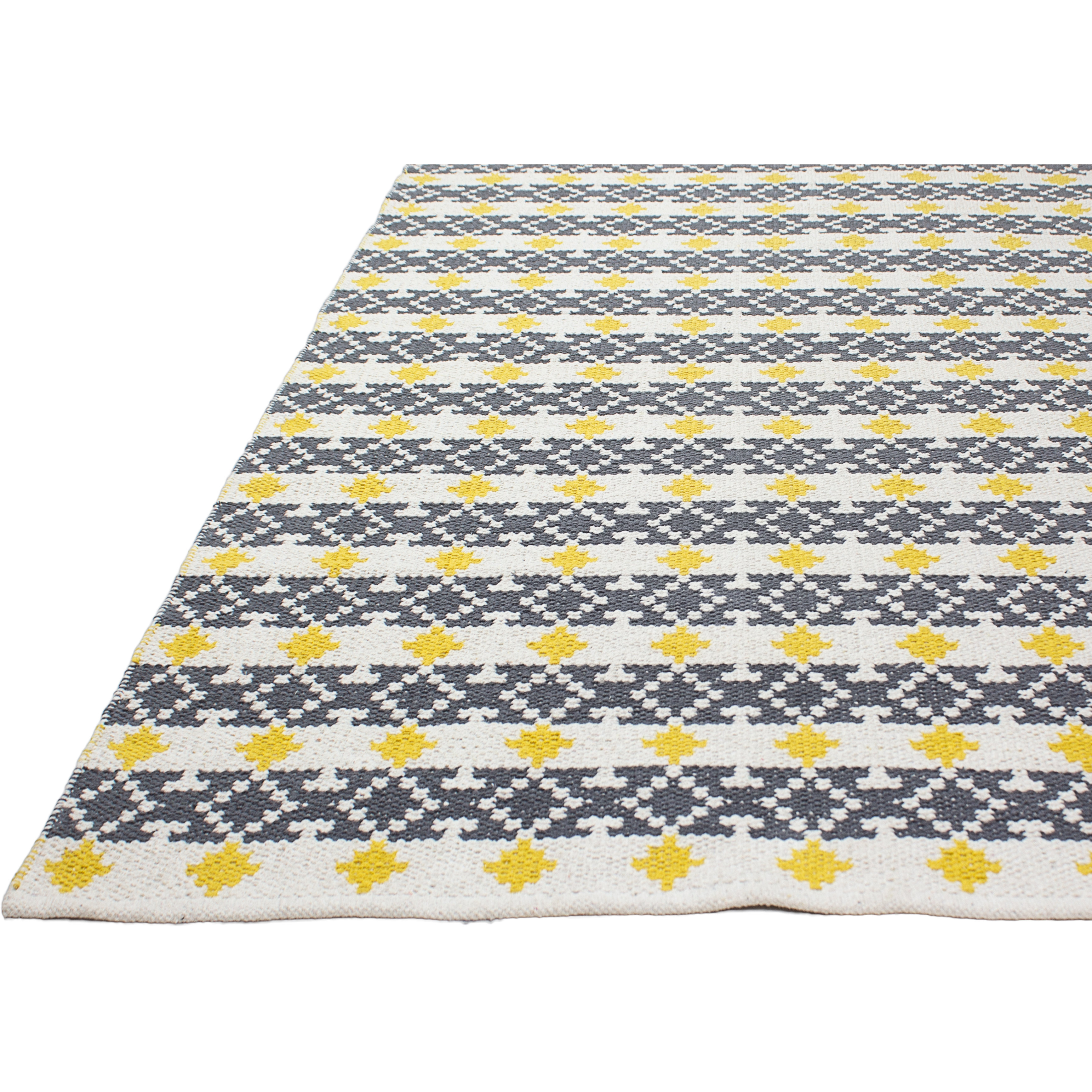 Fab Habitat Estate HandWoven Yellow/Gray Area Rug & Reviews Wayfair