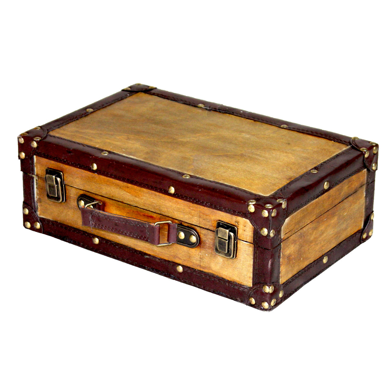 Quickway Imports Old Vintage Suitcase Trunk & Reviews Wayfair