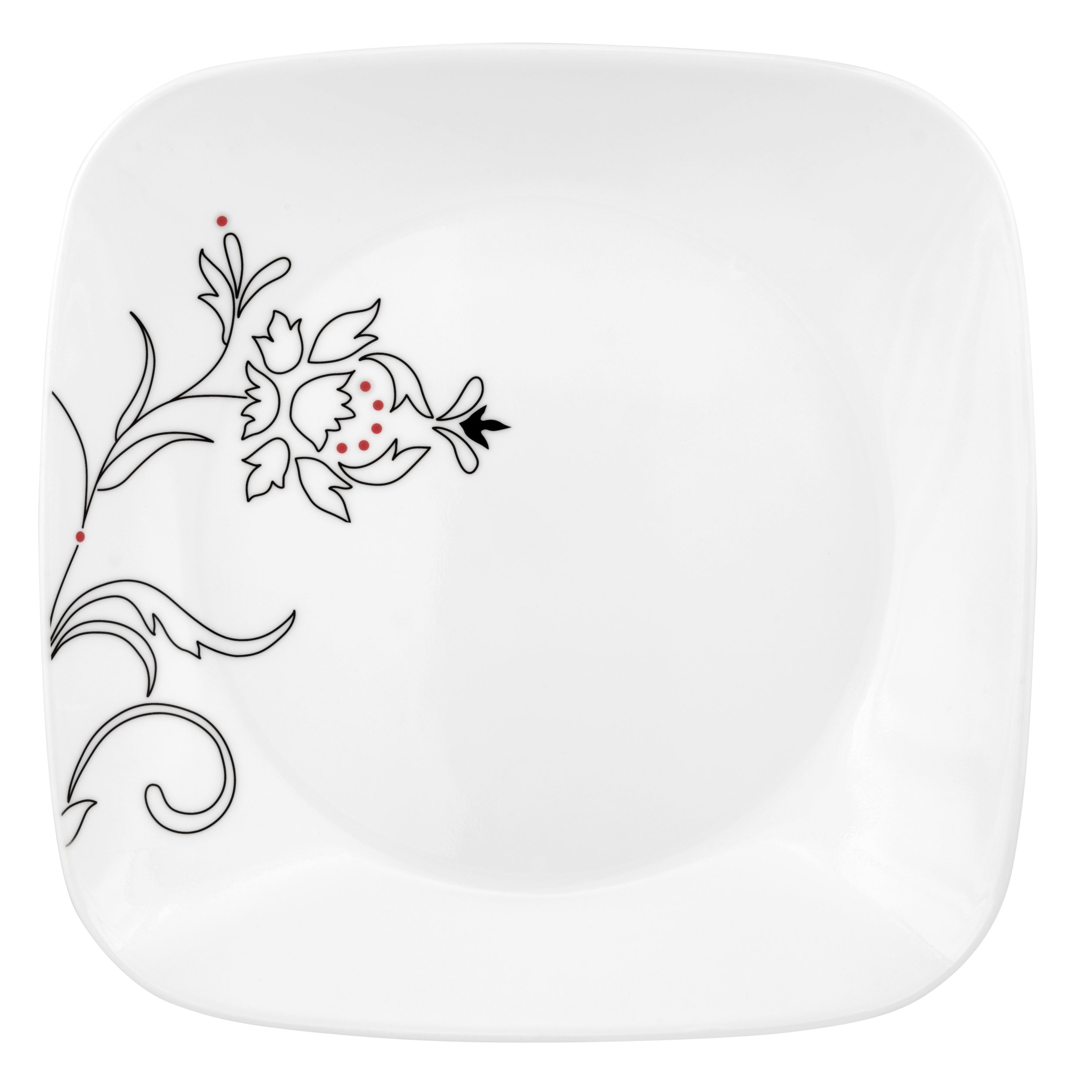 Corelle Royal Lines 9" Square Luncheon Plate & Reviews Wayfair