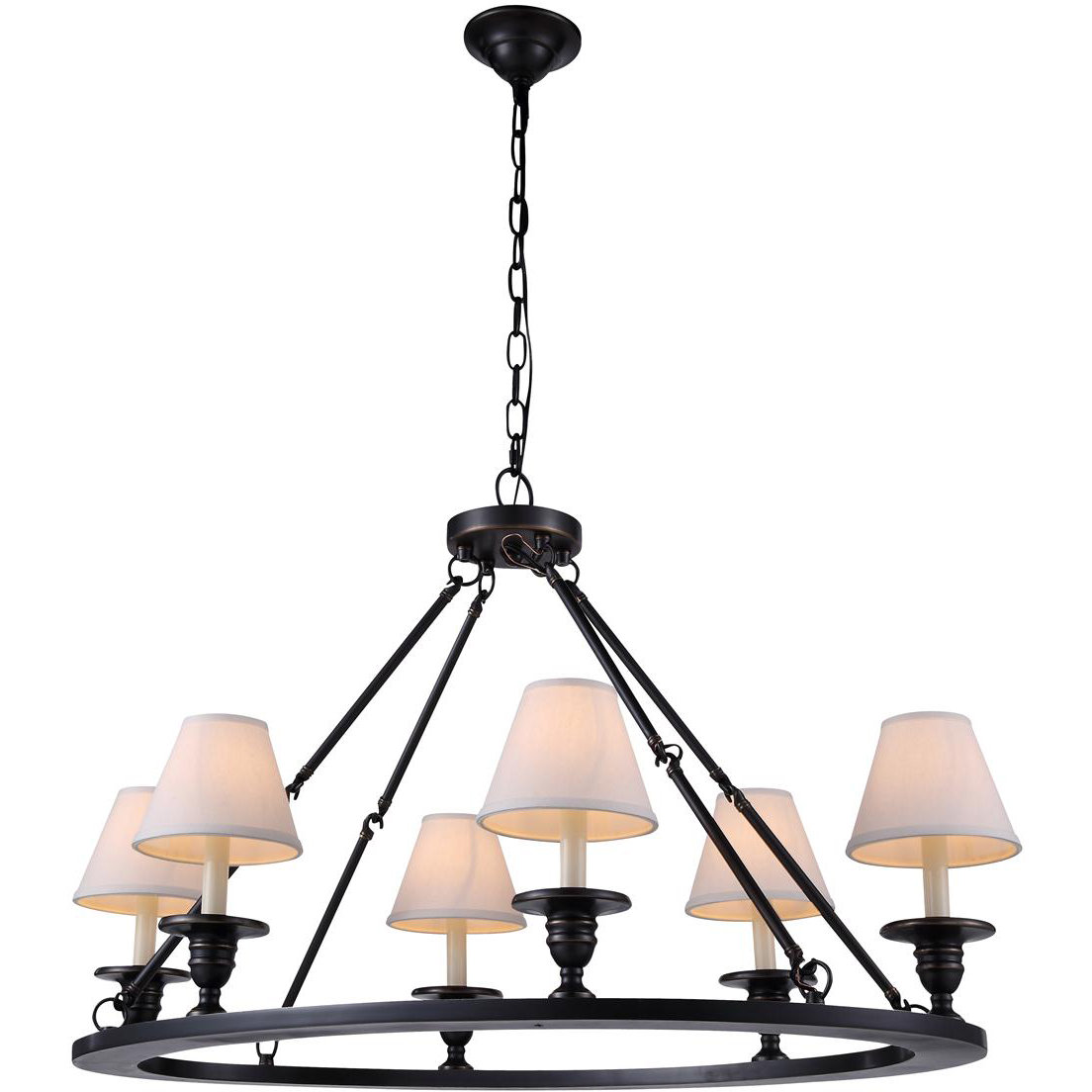 Elegant Lighting Chester 6 Light Chandelier Wayfair