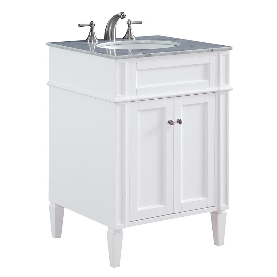 Elegant Lighting Park Ave 24" Single Bathroom Vanity Set Wayfair