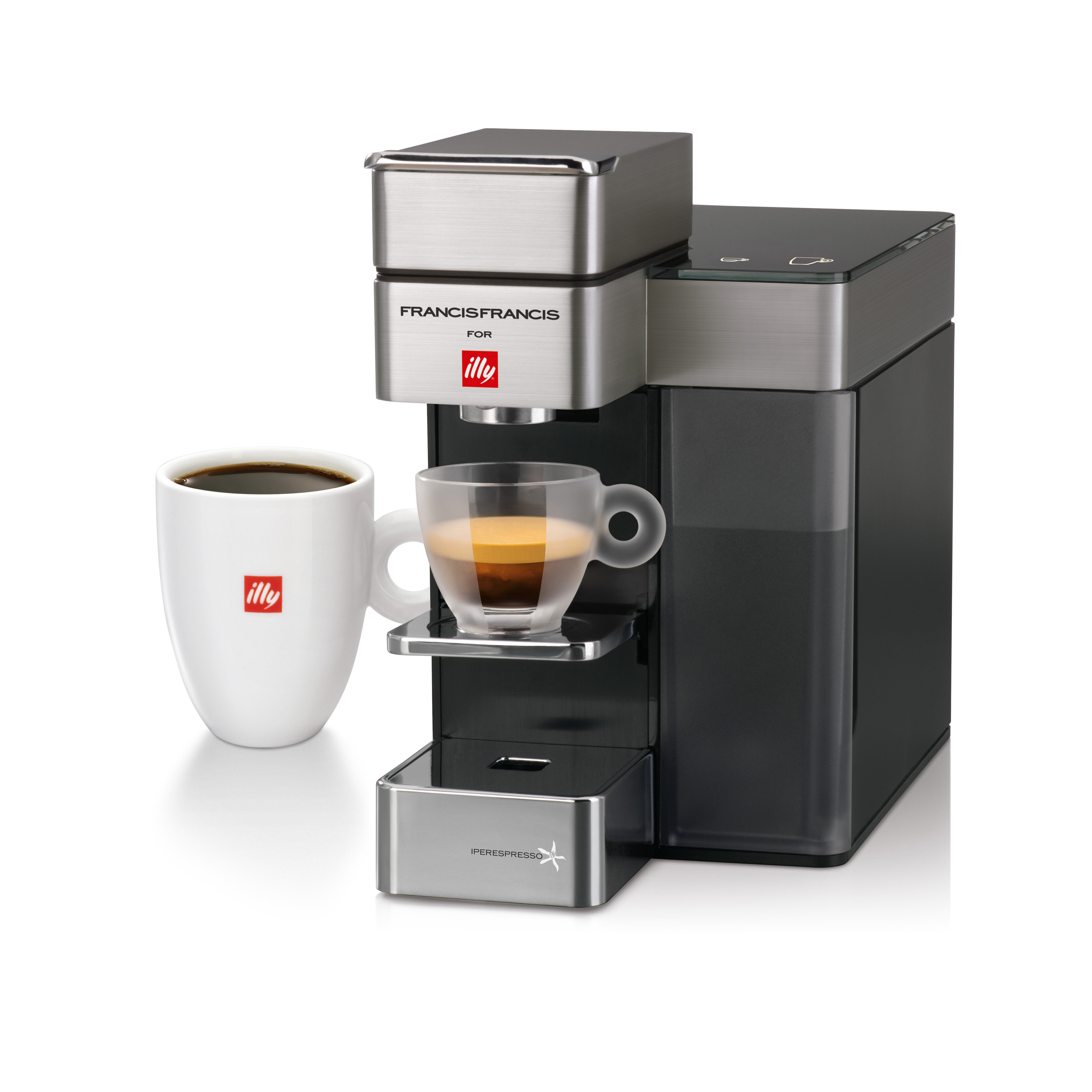 Illy Caffe & Espresso Francis Francis for illy Y5 Duo Espresso and Coffee Maker & Reviews Wayfair