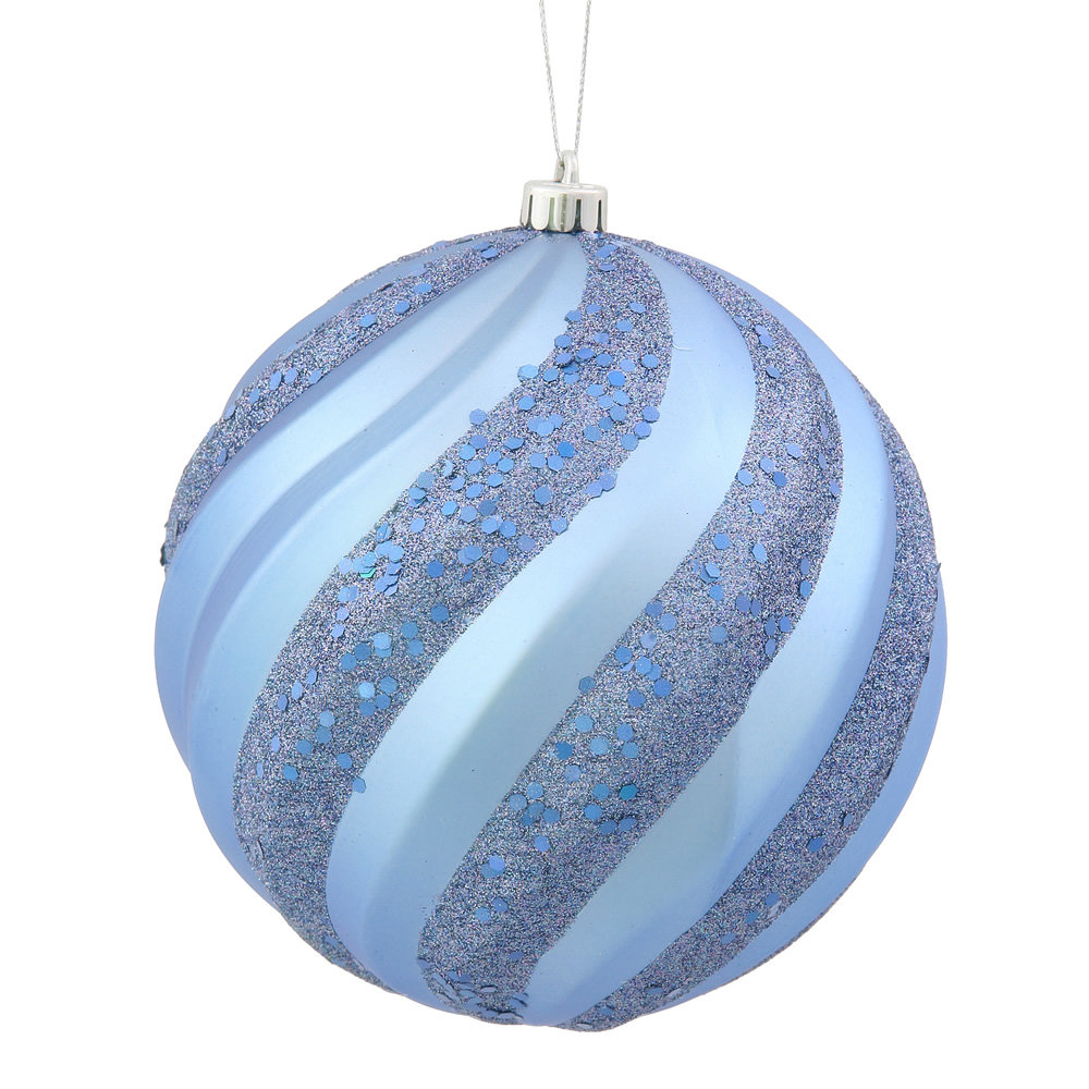 vickerman glitter swirl shatterproof christmas ball vickerman glitter swirl shatterproof christmas ball