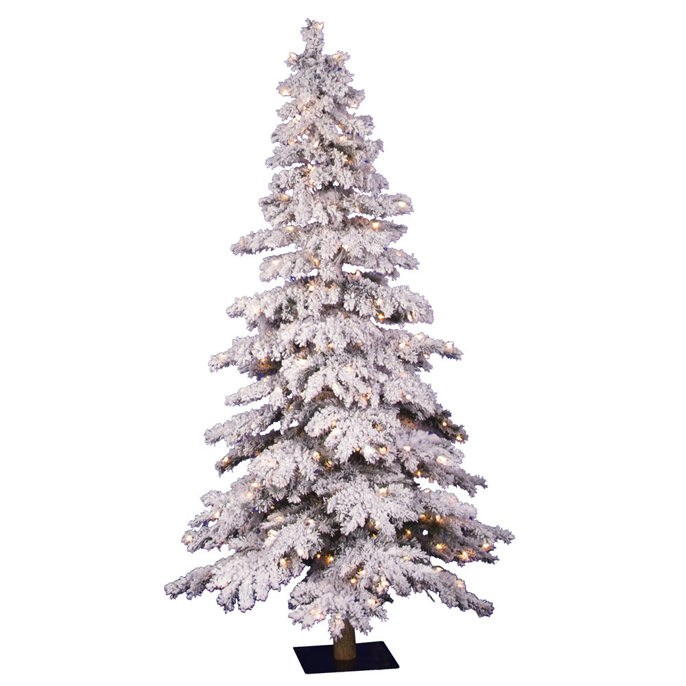 vickerman 5 flocked spruce alpine white artificial vickerman 5 flocked spruce alpine white artificial