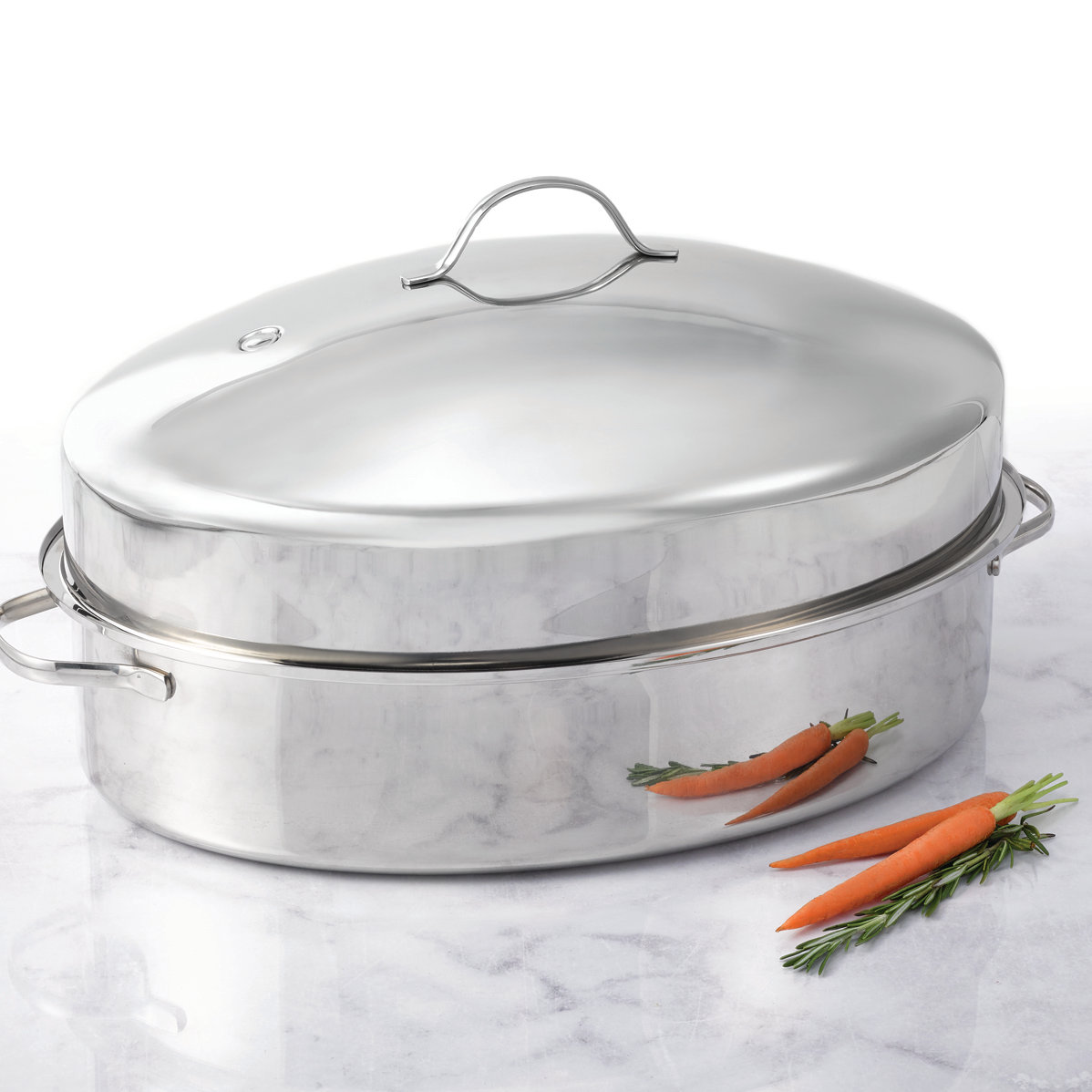 Oneida 15" Domed Roaster with Lid and Plated Rack & Reviews Wayfair