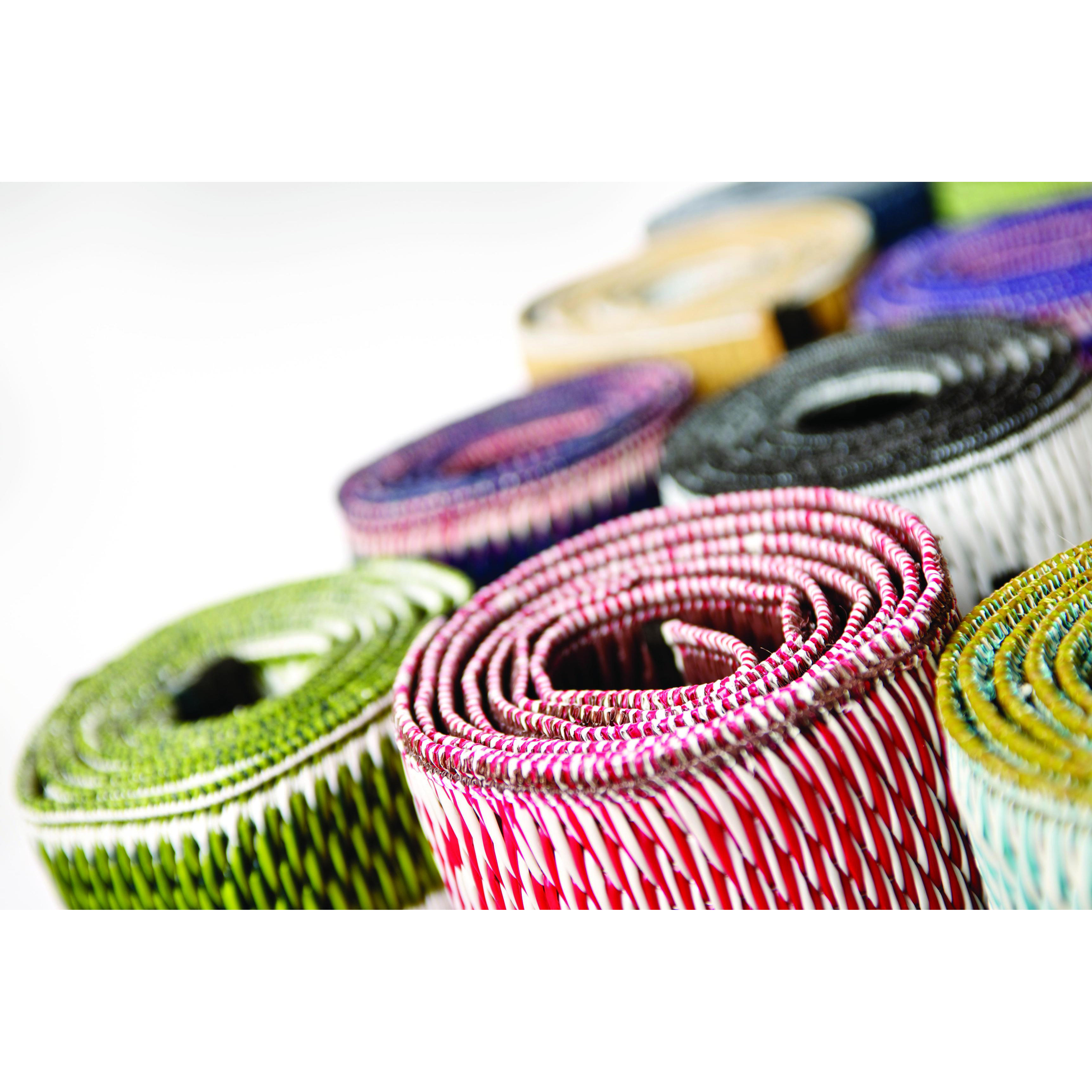 b.b.begonia Cotton Ball Reversible Brown/Orange Outdoor Area Rug