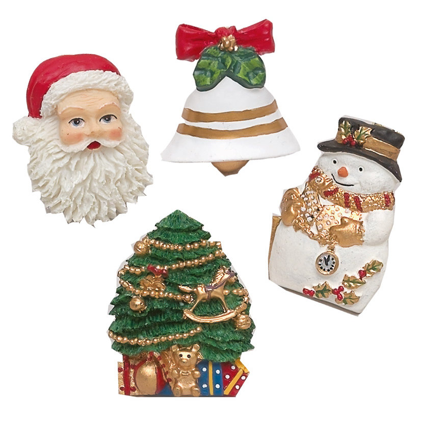 Carnation Home Fashions Christmas Tyme Resin Holiday Shower Curtain Hooks & Reviews Wayfair