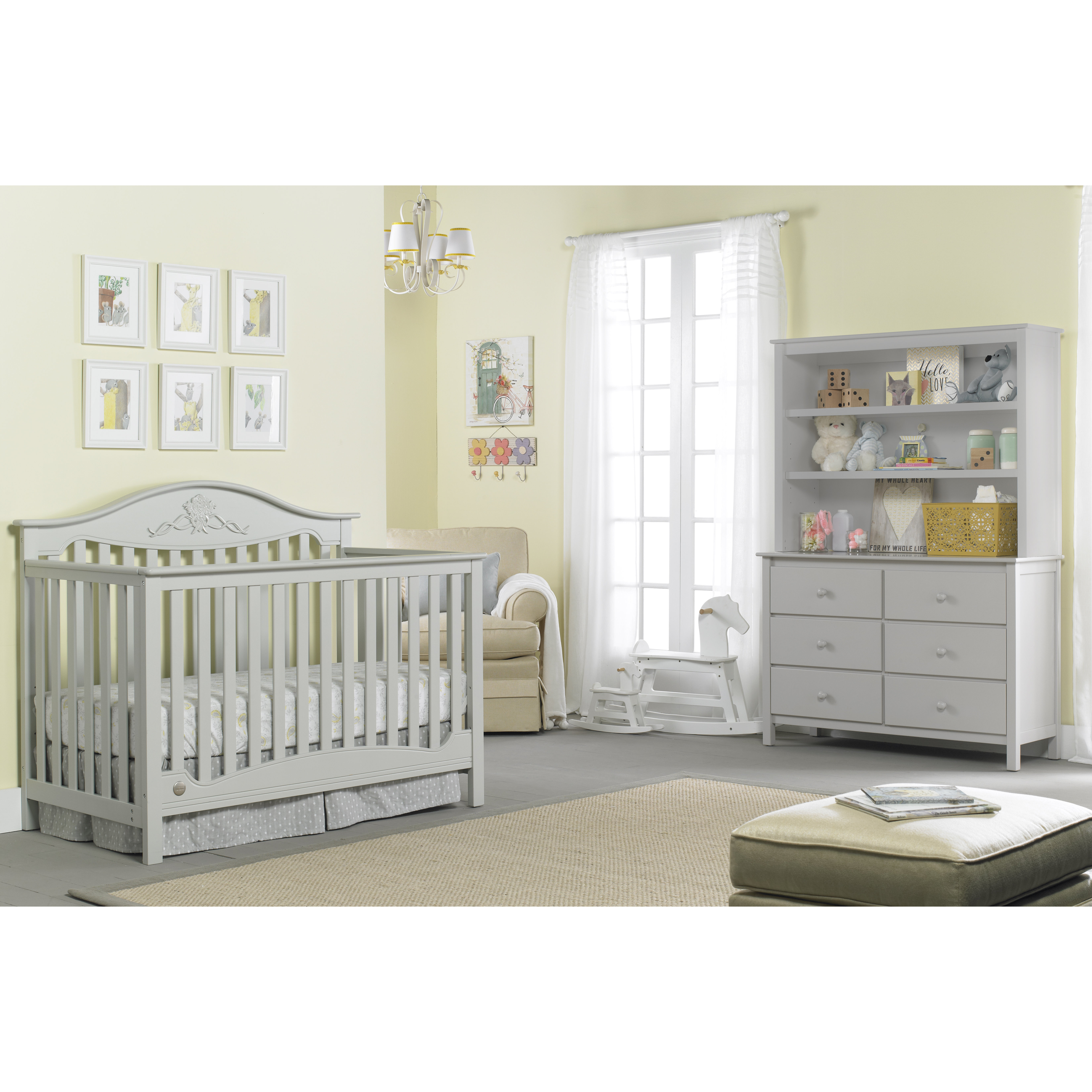 FisherPrice Mia 4in1 Convertible Crib & Reviews Wayfair