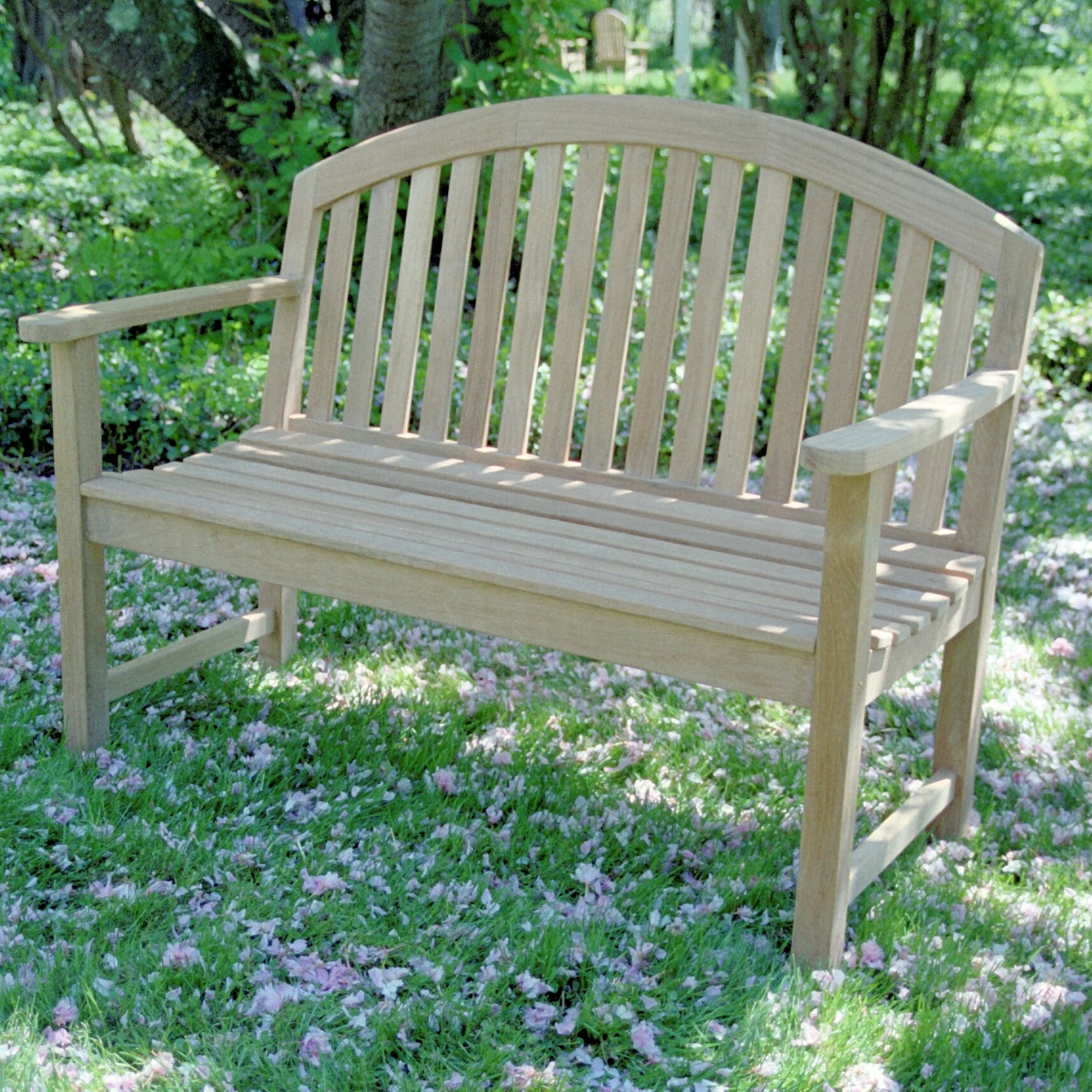 CO9 Design Dodger Teak Garden Bench & Reviews | Wayfair