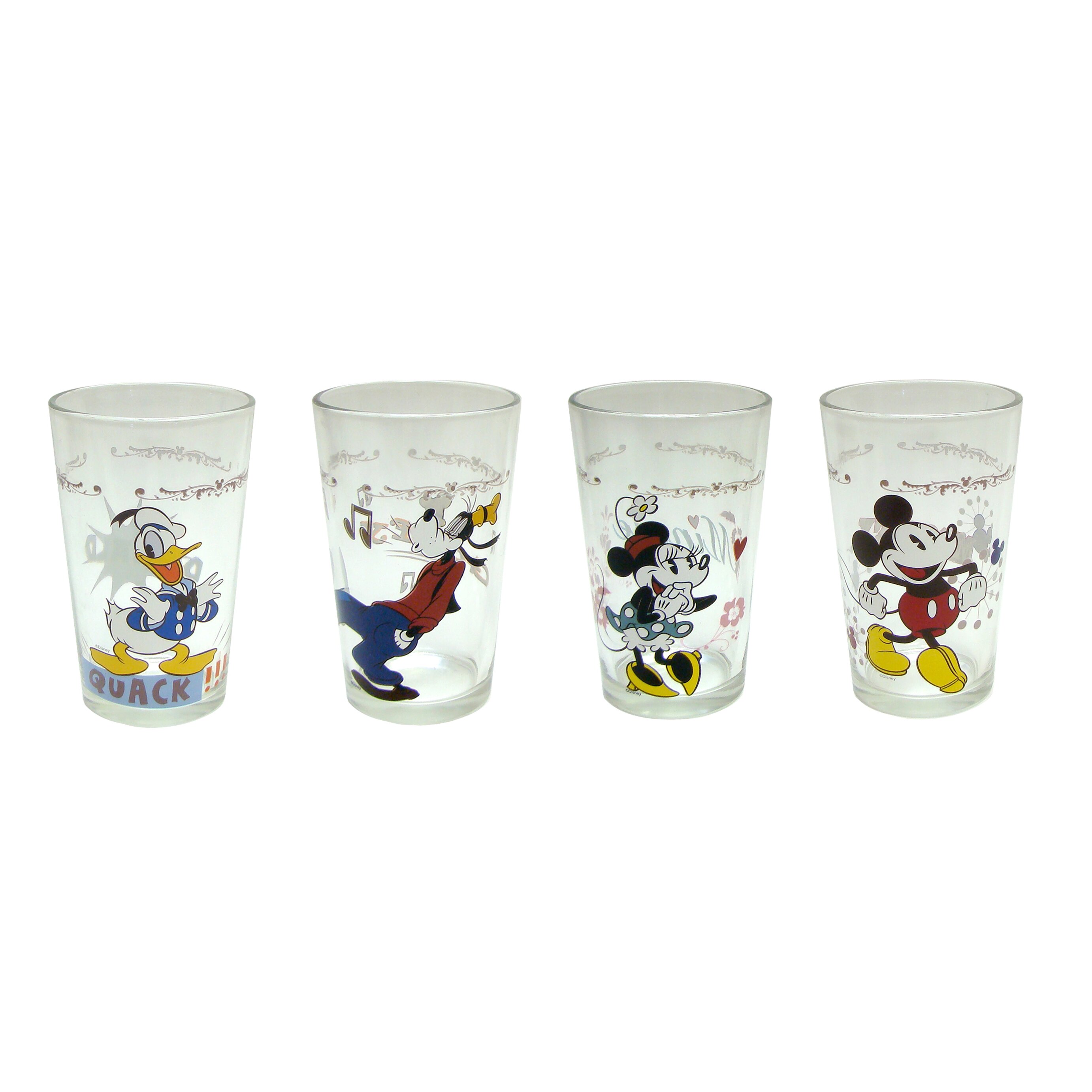 R Squared Disney 8 Piece 8 oz. Mickey and Friends Juice Glass Set ...