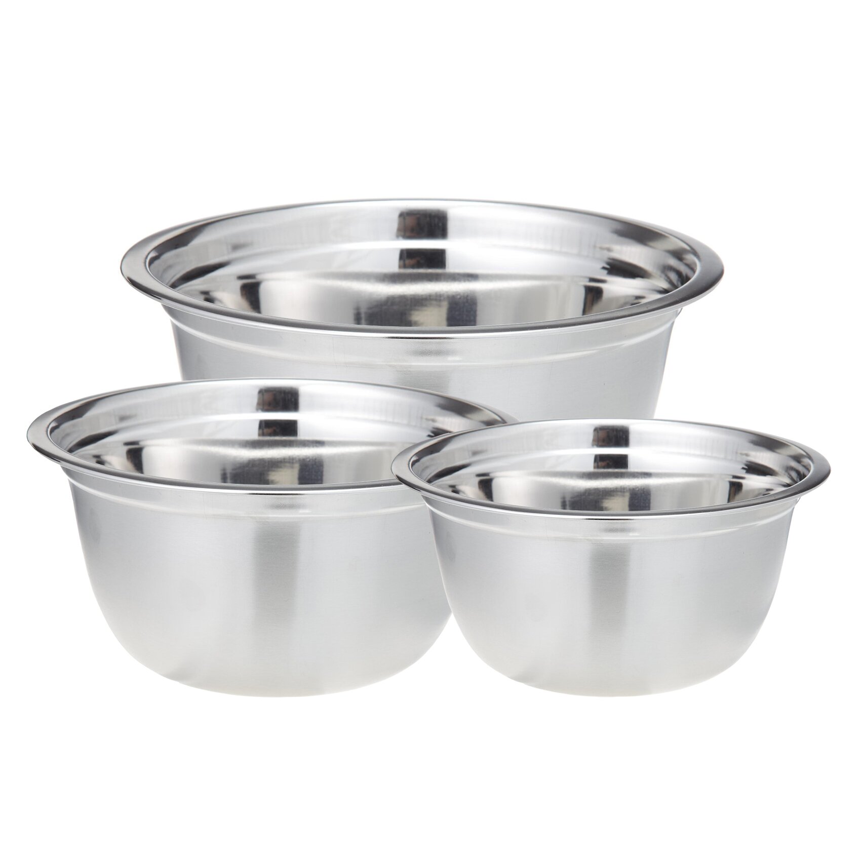 stainless steel mixing bowls