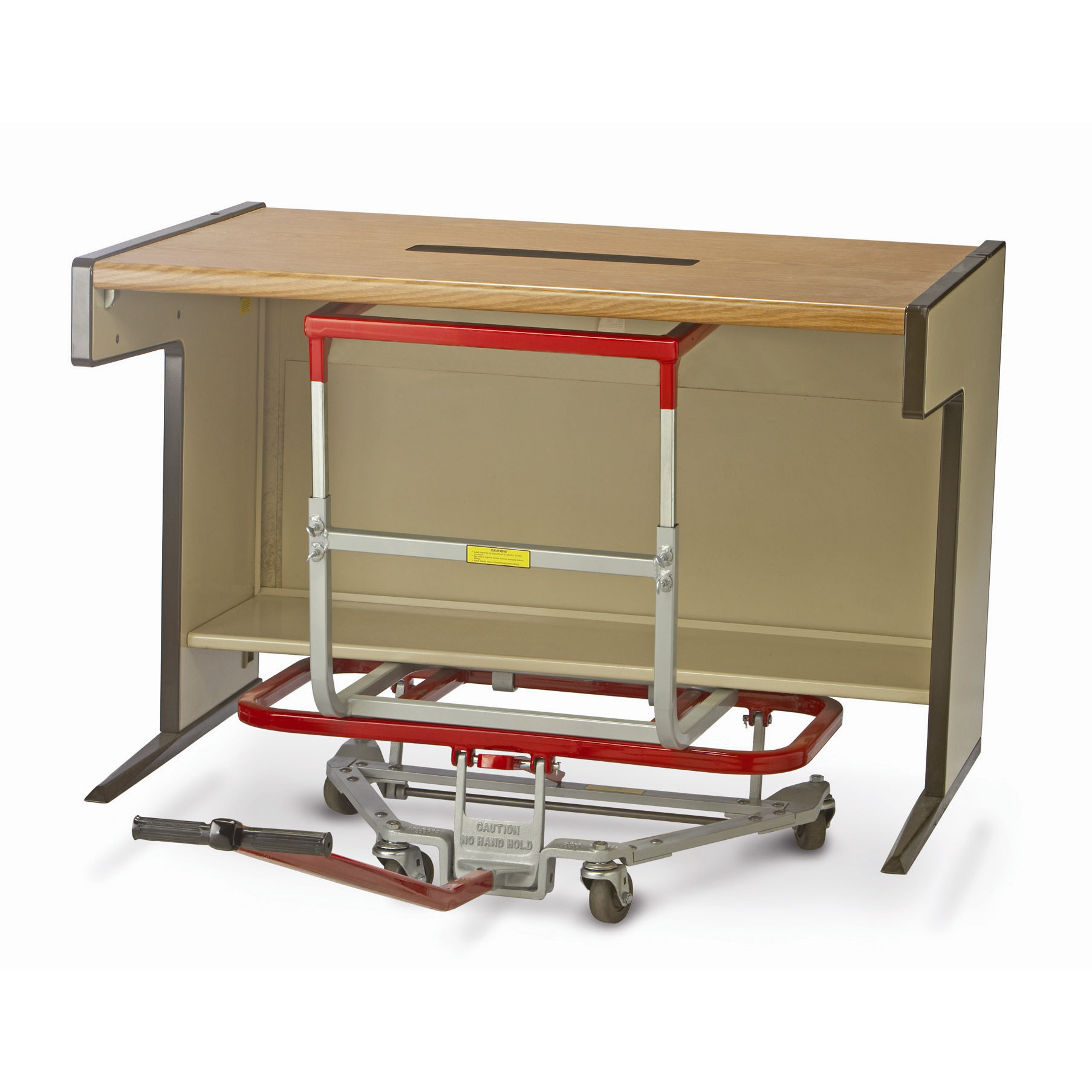 Raymond Products Mighty King 4.25" x 40" x 16" Desk Lift Casters