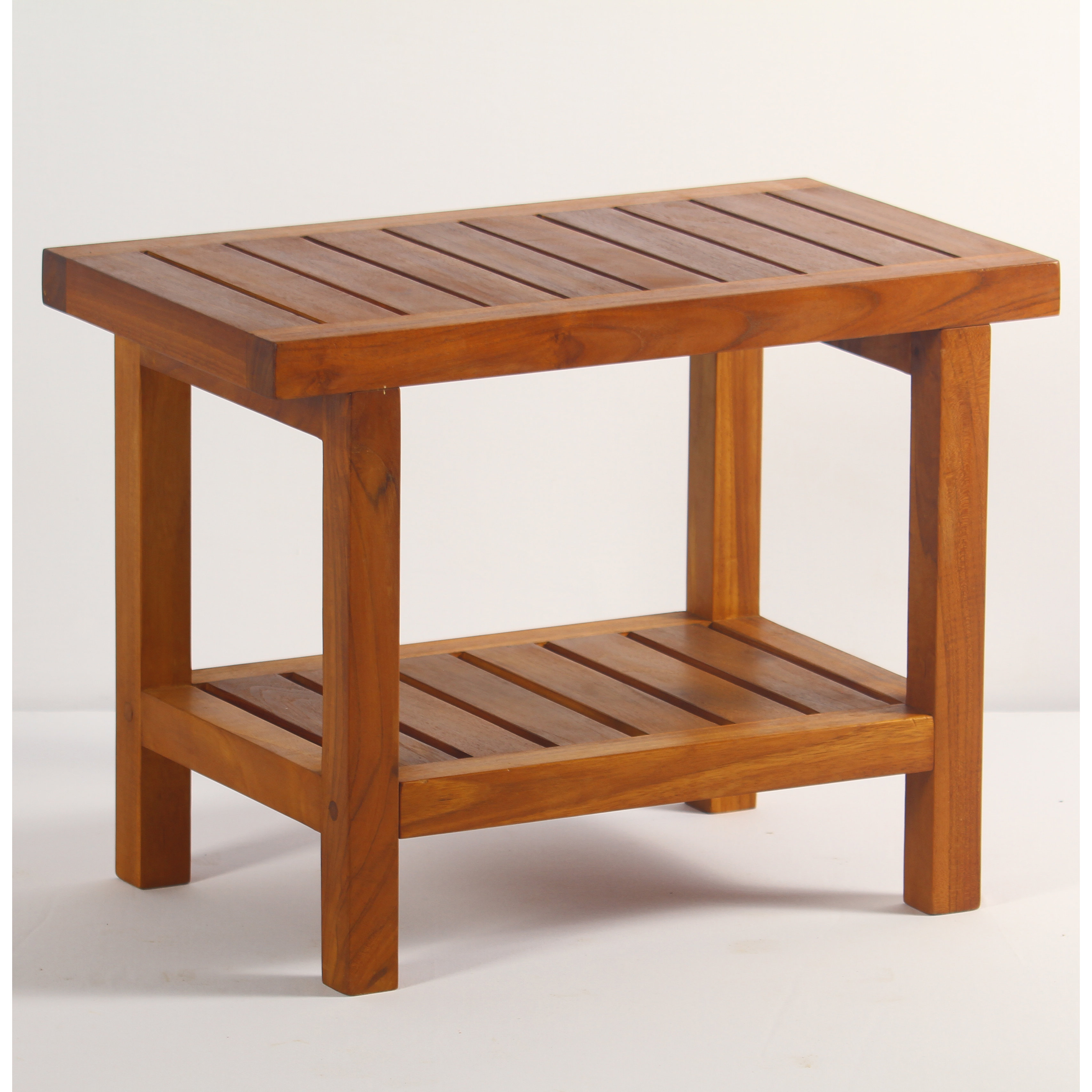 Aqua Teak Spa Teak Shower Seat & Reviews Wayfair