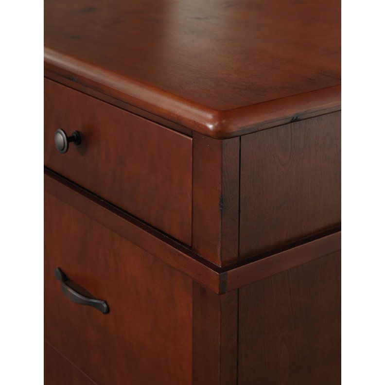 Bolton Furniture Woodridge 53" W Large Pedestal Desk with Hutch Wayfair