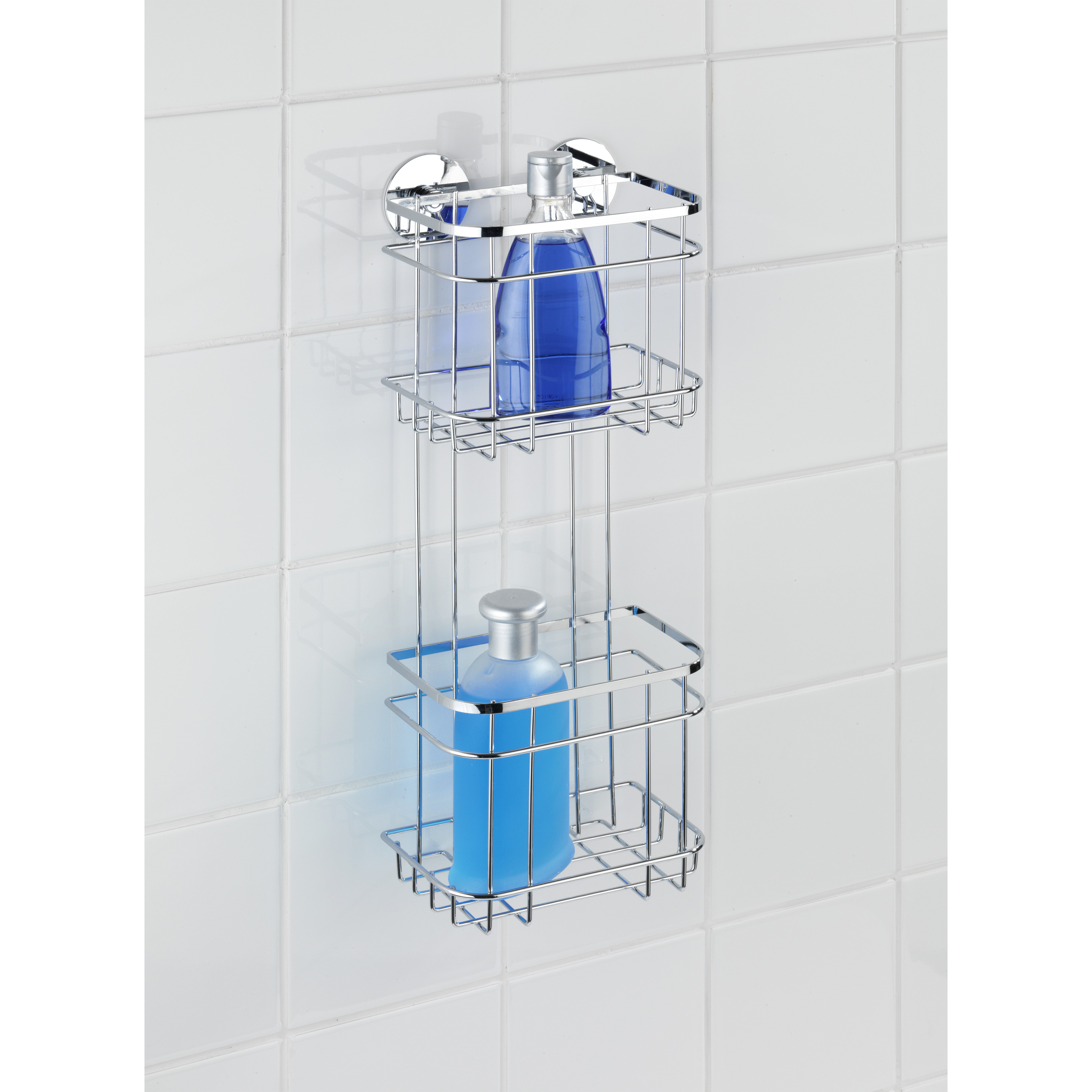 Wenko TurboLoc Stainless Steel Wall Mounted Shower Caddy & Reviews Wayfair UK