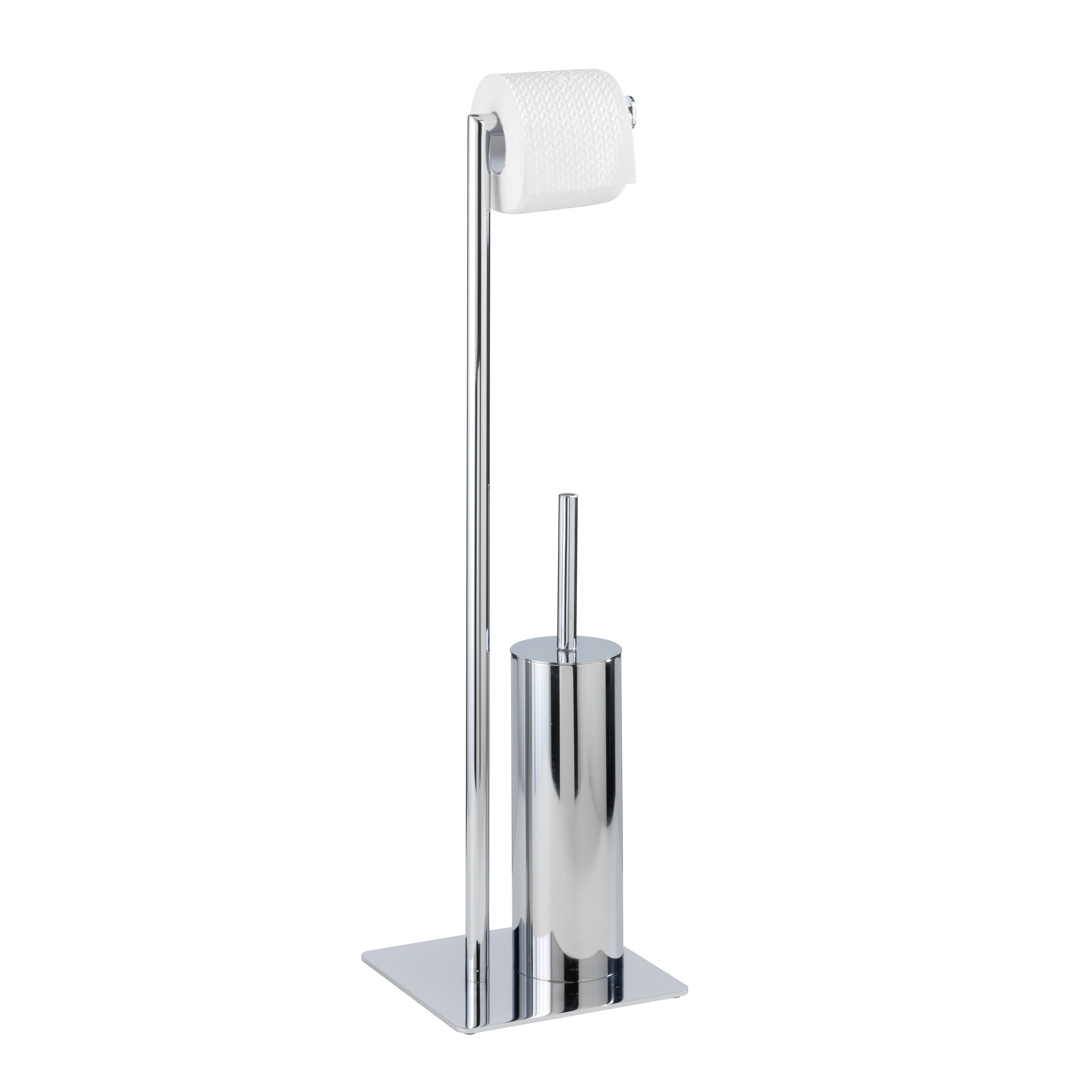 Wenko Recco Free Standing Toilet Roll and Brush Holder & Reviews Wayfair UK