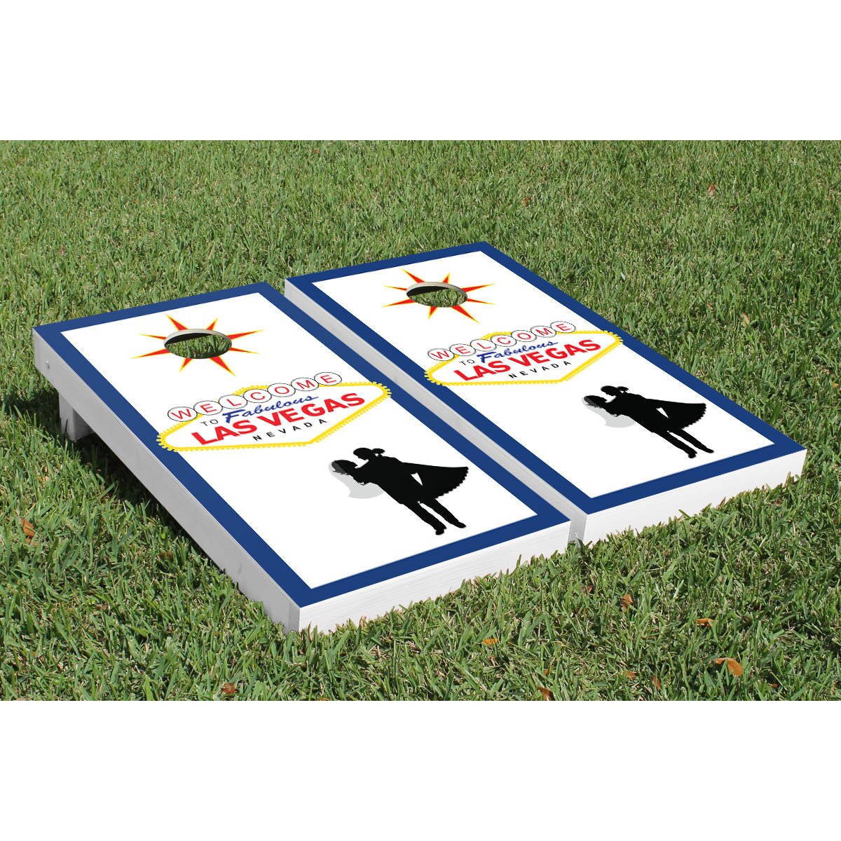 Victory Tailgate State Las Vegas Wedding Themed Cornhole ...