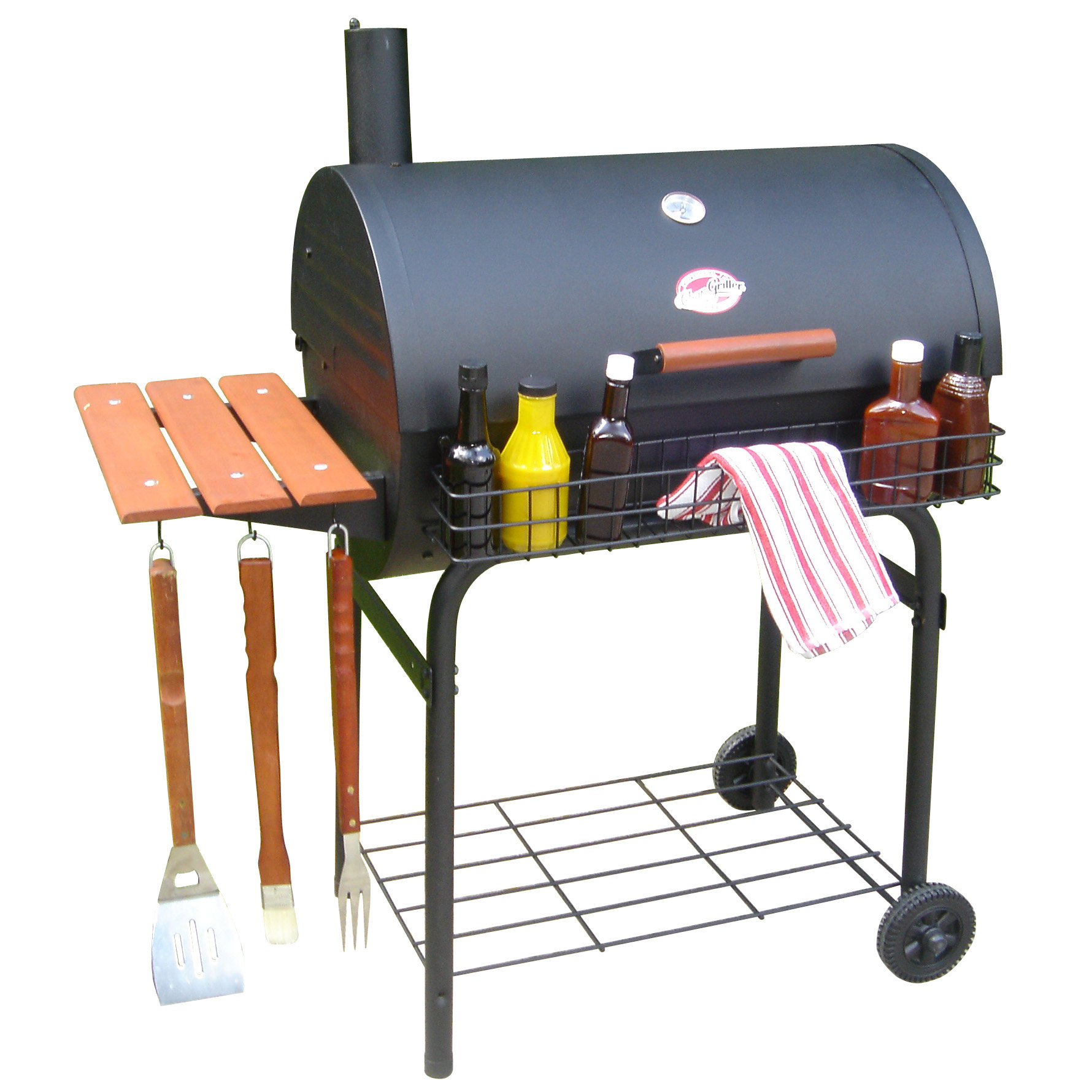 CharGriller Pro Deluxe Charcoal Grill & Reviews Wayfair