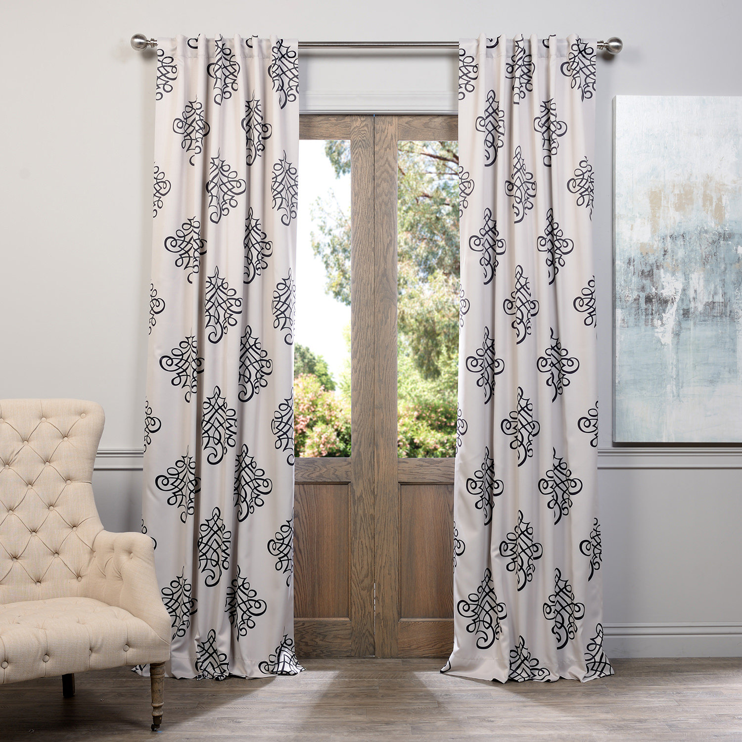 Half Price Drapes Tugra Blackout Single Curtain Panel & Reviews | Wayfair