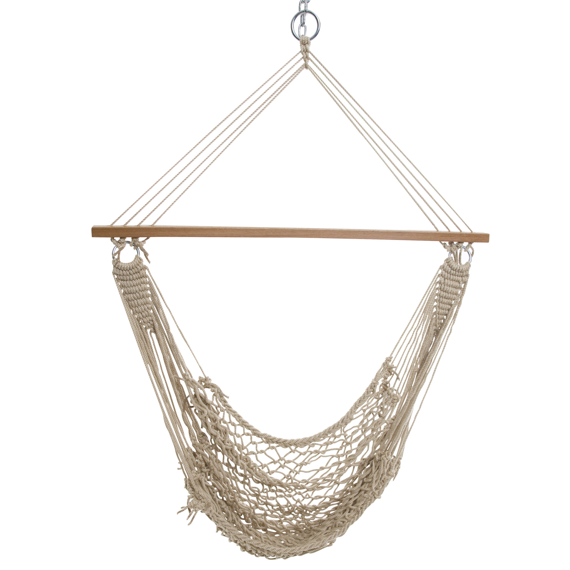Single rope hammock chair Hammock Chair Swing Seat Indoor Outdoor Garden Patio Yard Single Hanging Rope - Relaxing Hammock