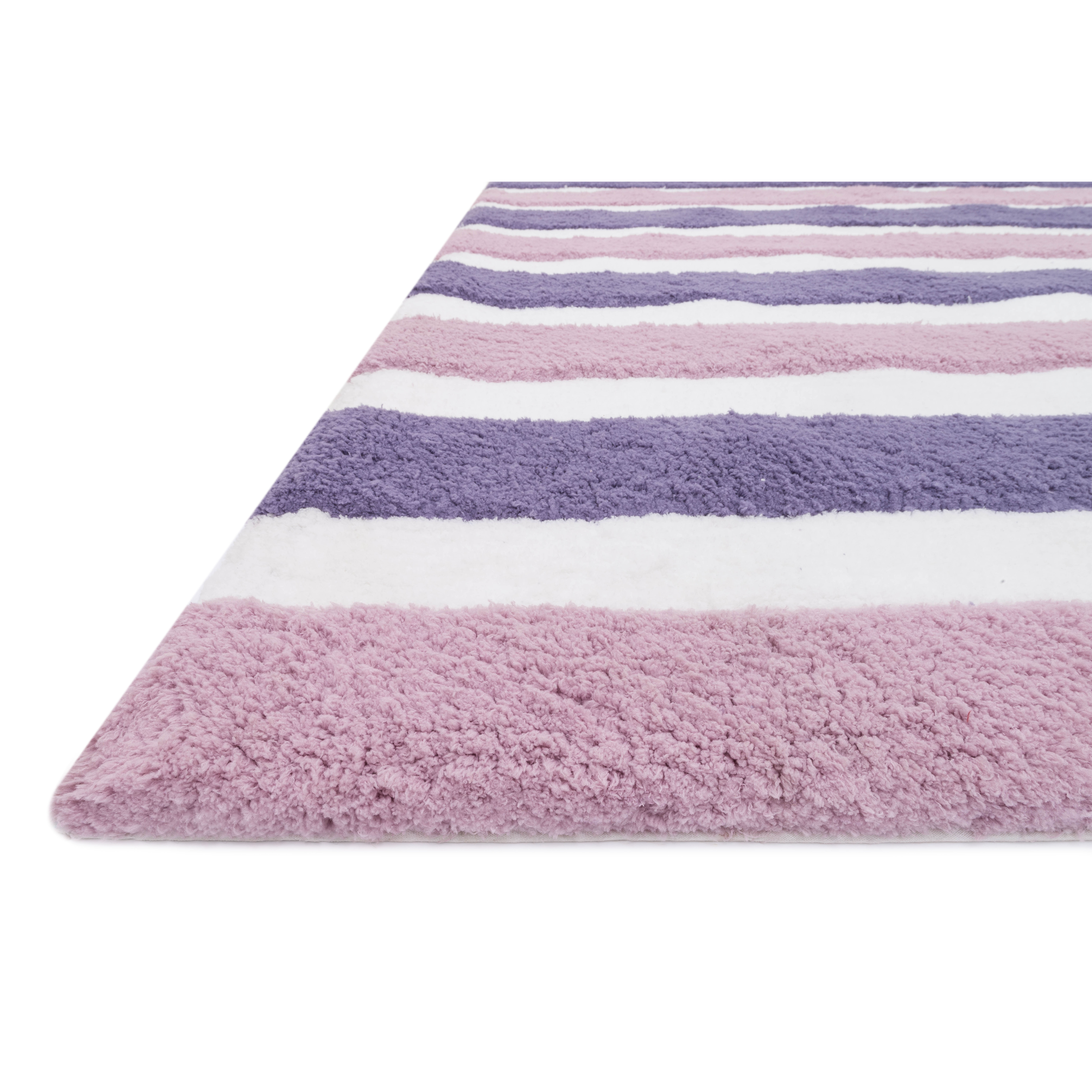 Loloi Rugs Lola Shag Handmade Plum & Lilac Area Rug Wayfair