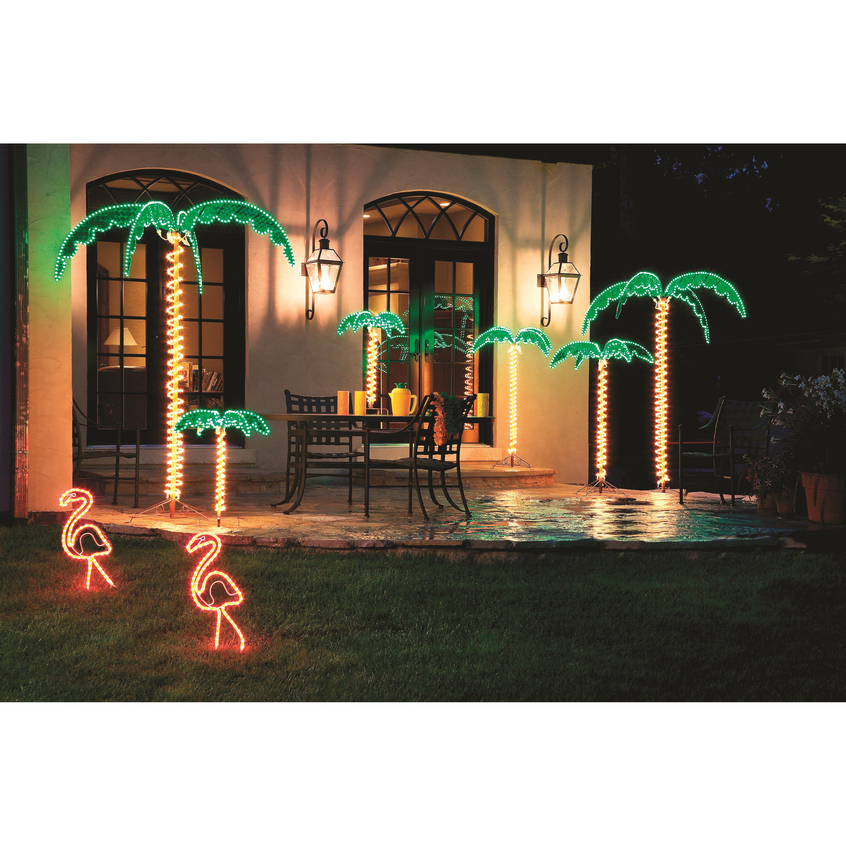 Roman Inc Tropical Lighted Holographic  Rope Light 