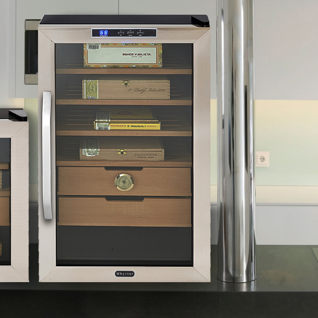 Whynter Cigar Freestanding Humidor Refrigerator & Reviews Wayfair