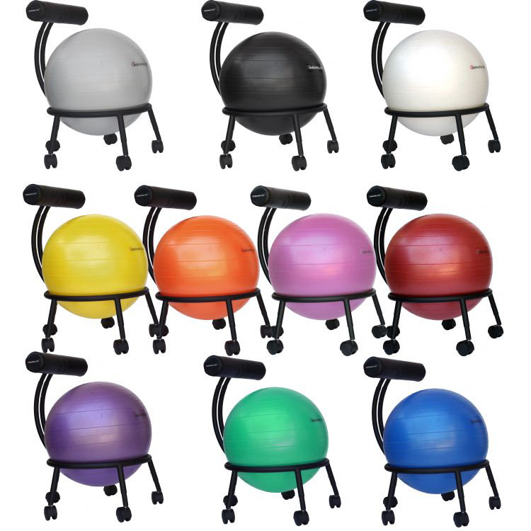 Adjustable HighBack Exercise Ball Chair & Reviews Wayfair