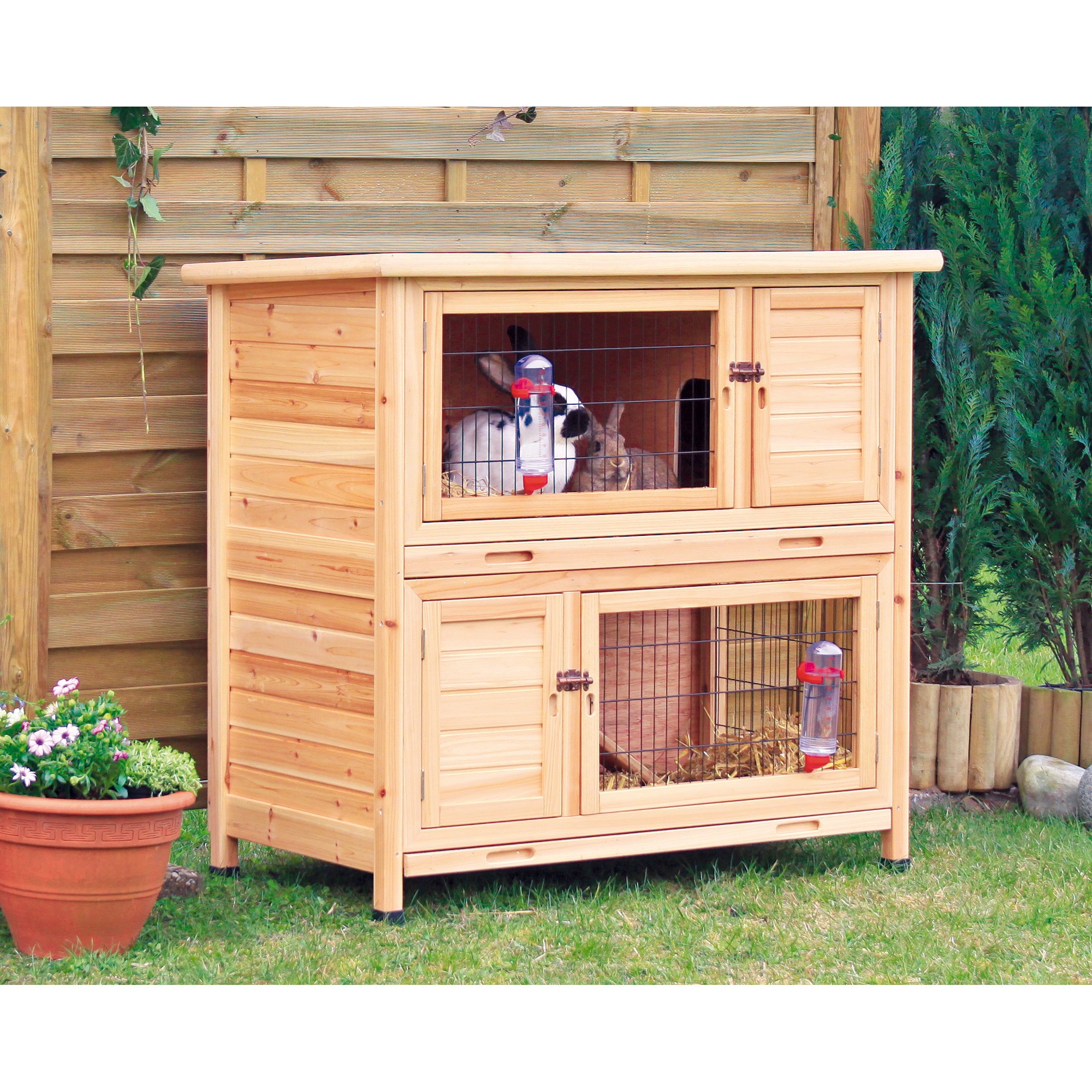 Trixie Natura 2 Story Small Animal Hutch & Reviews Wayfair