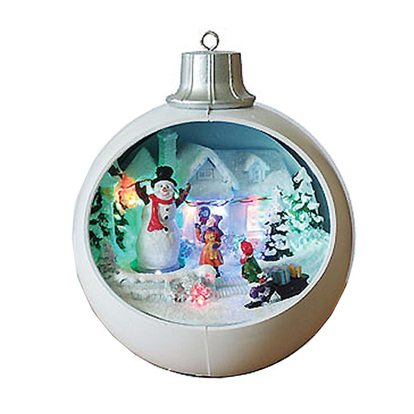 santa 39 s workshop christmas bulb scene led ornament wayfair christmas tree light sets
