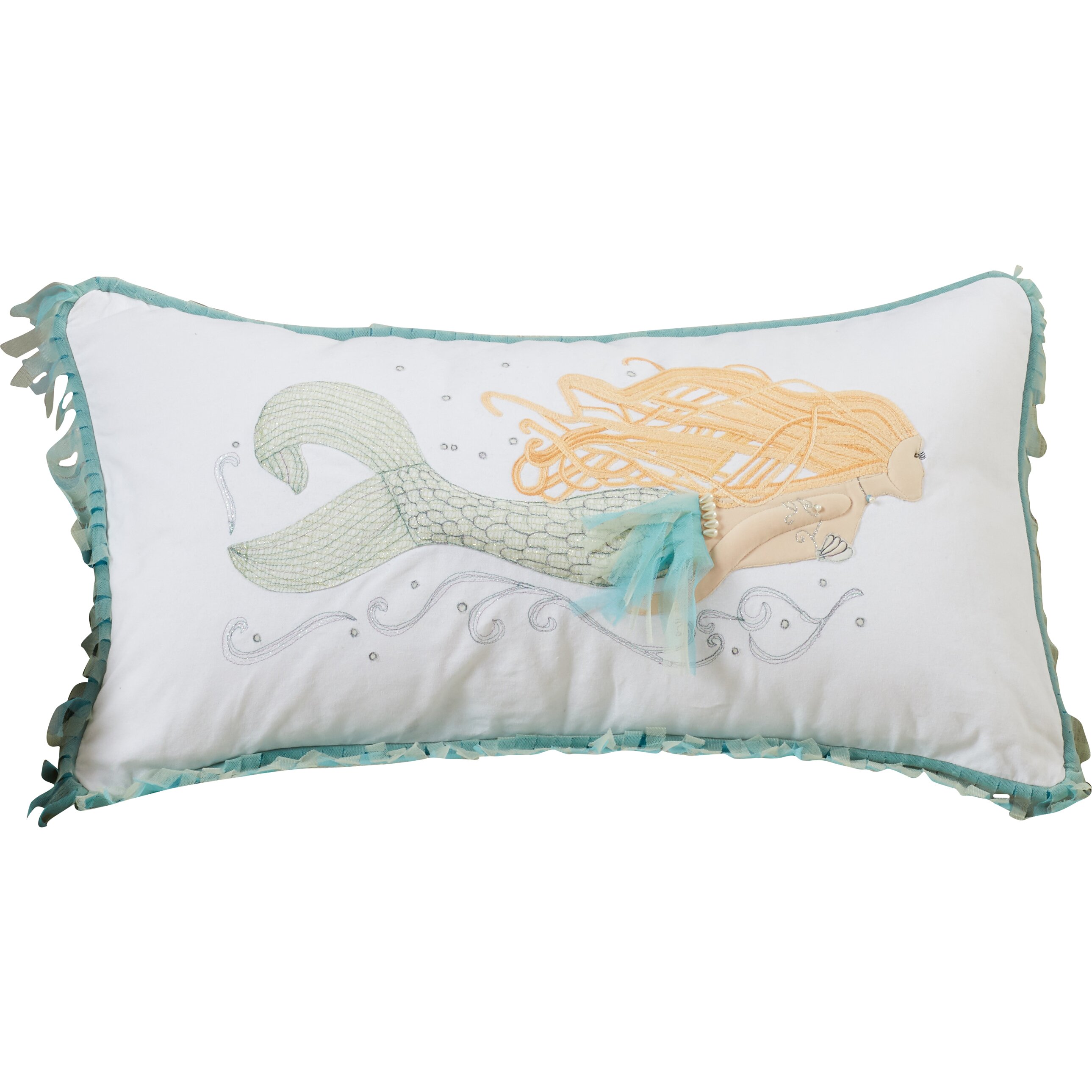 Rightside Design I Sea Life Coastal Pearl of the Sea Mermaid Cotton ...