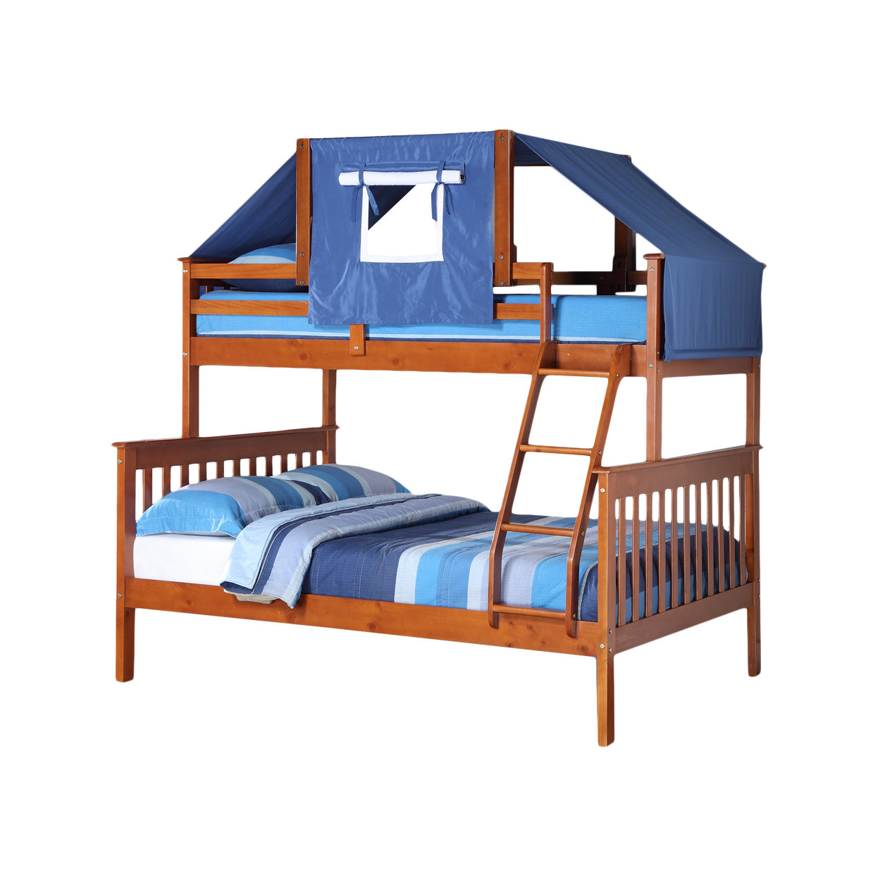 Donco Kids Donco Kids Twin over Full Futon Bunk Bed & Reviews | Wayfair