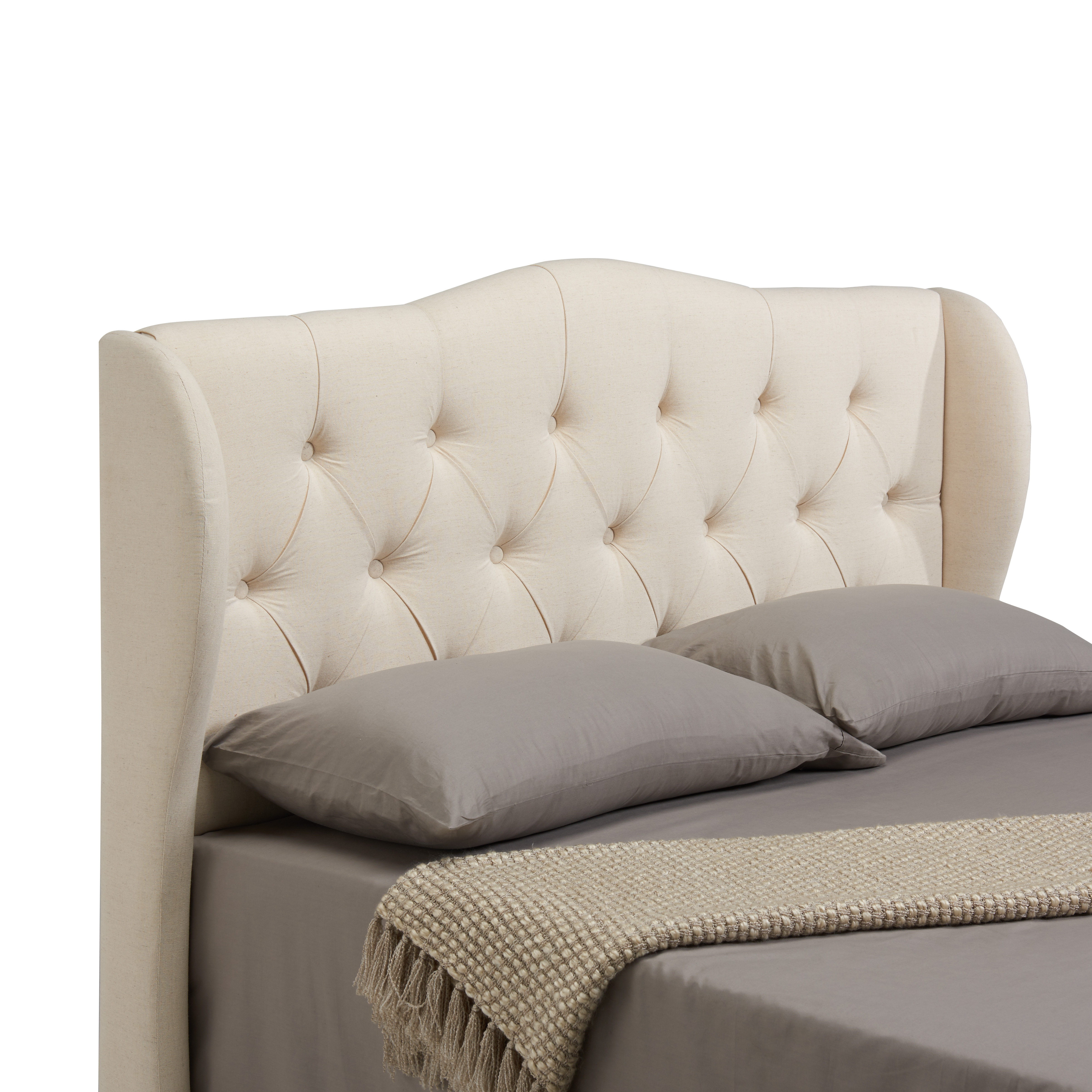 Three Posts Woodbury Upholstered Headboard & Reviews Wayfair