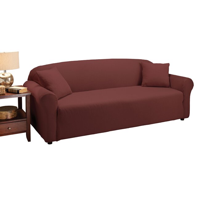 Madison Home Stretch Jersey Sofa Slipcover And Reviews Wayfair 