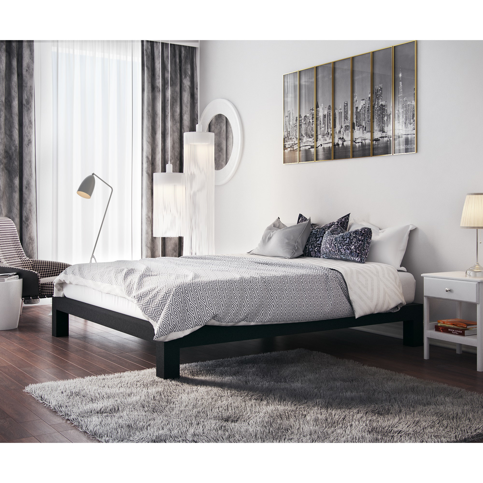 In Style Furnishings Stella Platform Bed & Reviews Wayfair