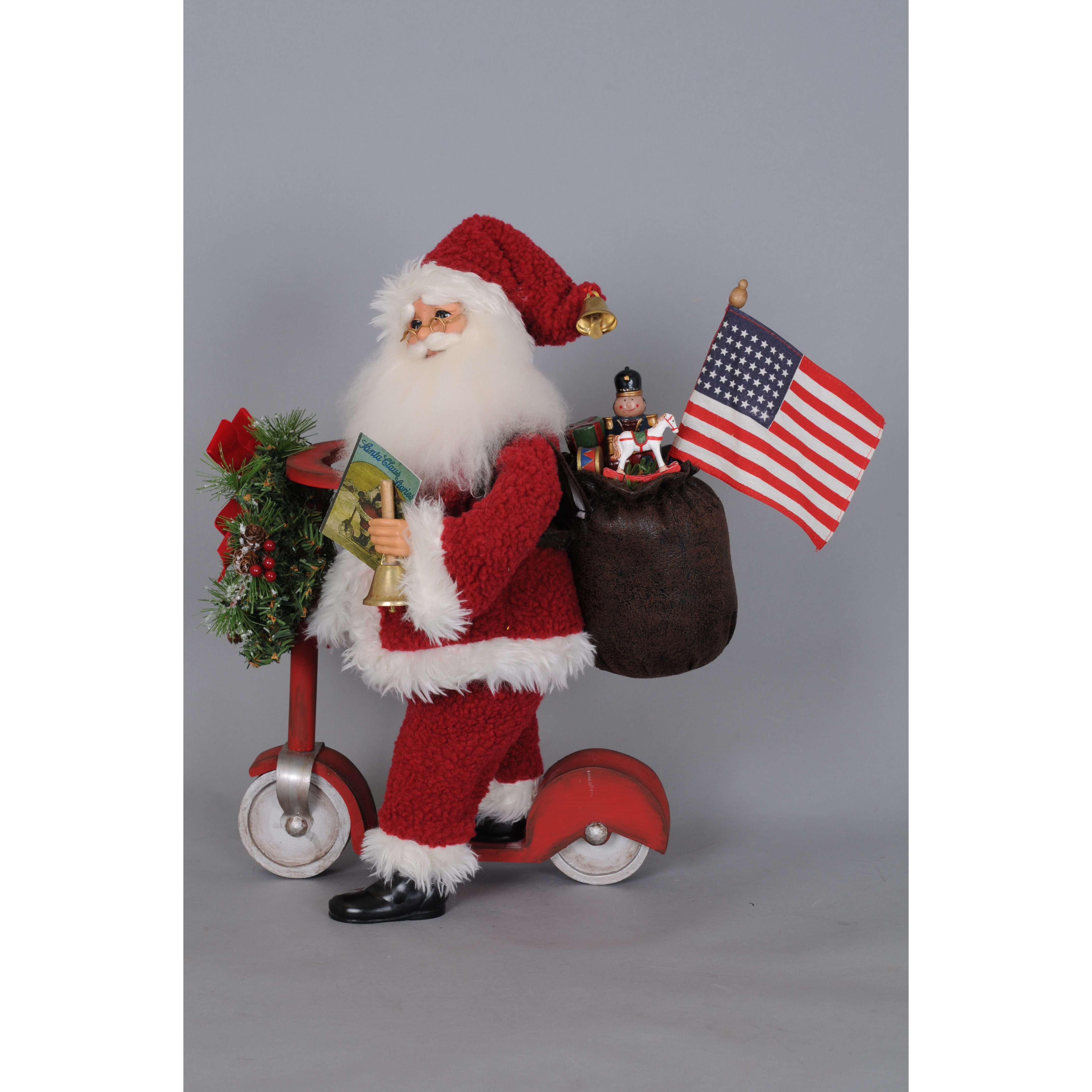 karen didion christmas vintage scooter santa figurine karen didion christmas vintage scooter santa figurine