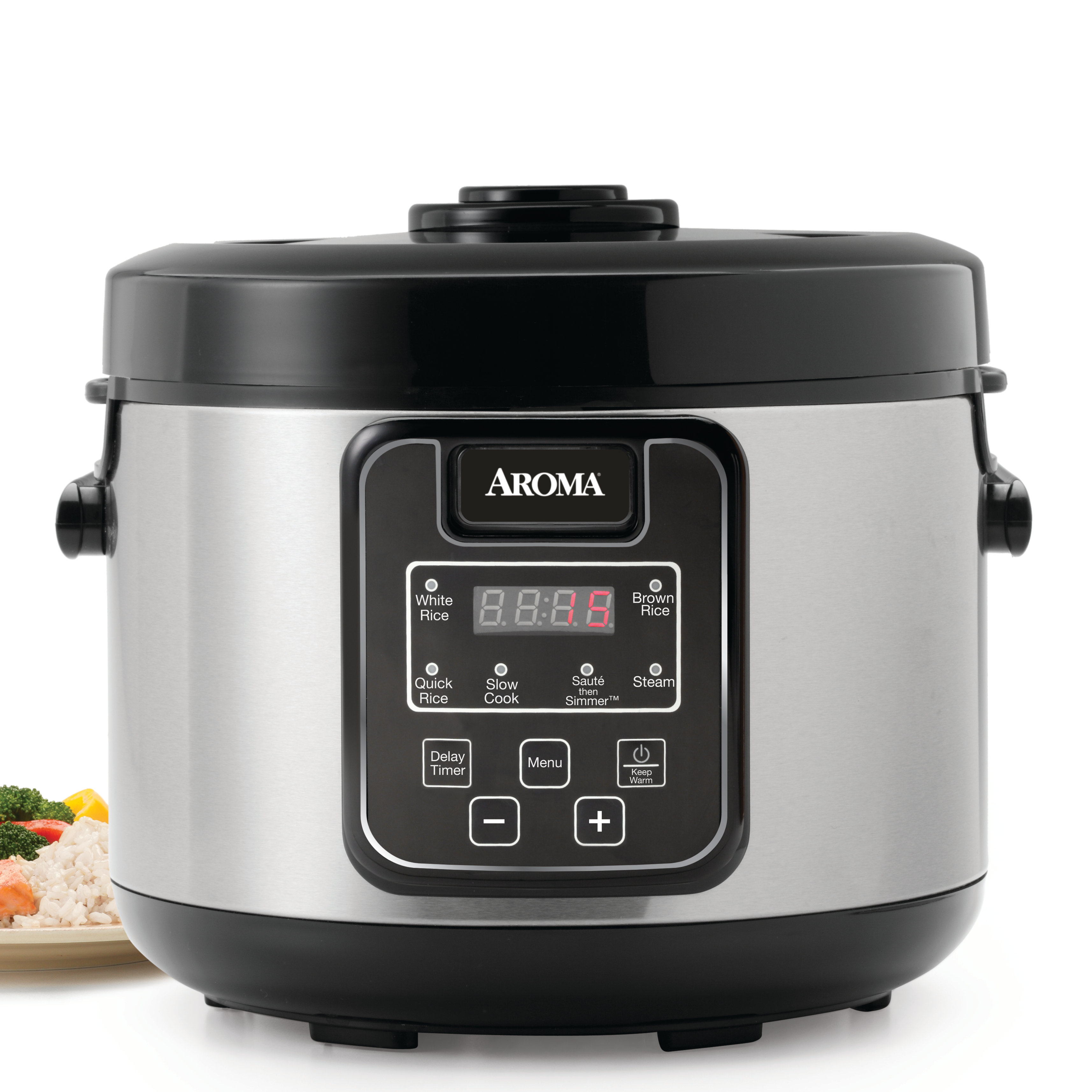 Aroma 16-Cup Slow Cooker, Food Steamer and Rice Cooker | Wayfair