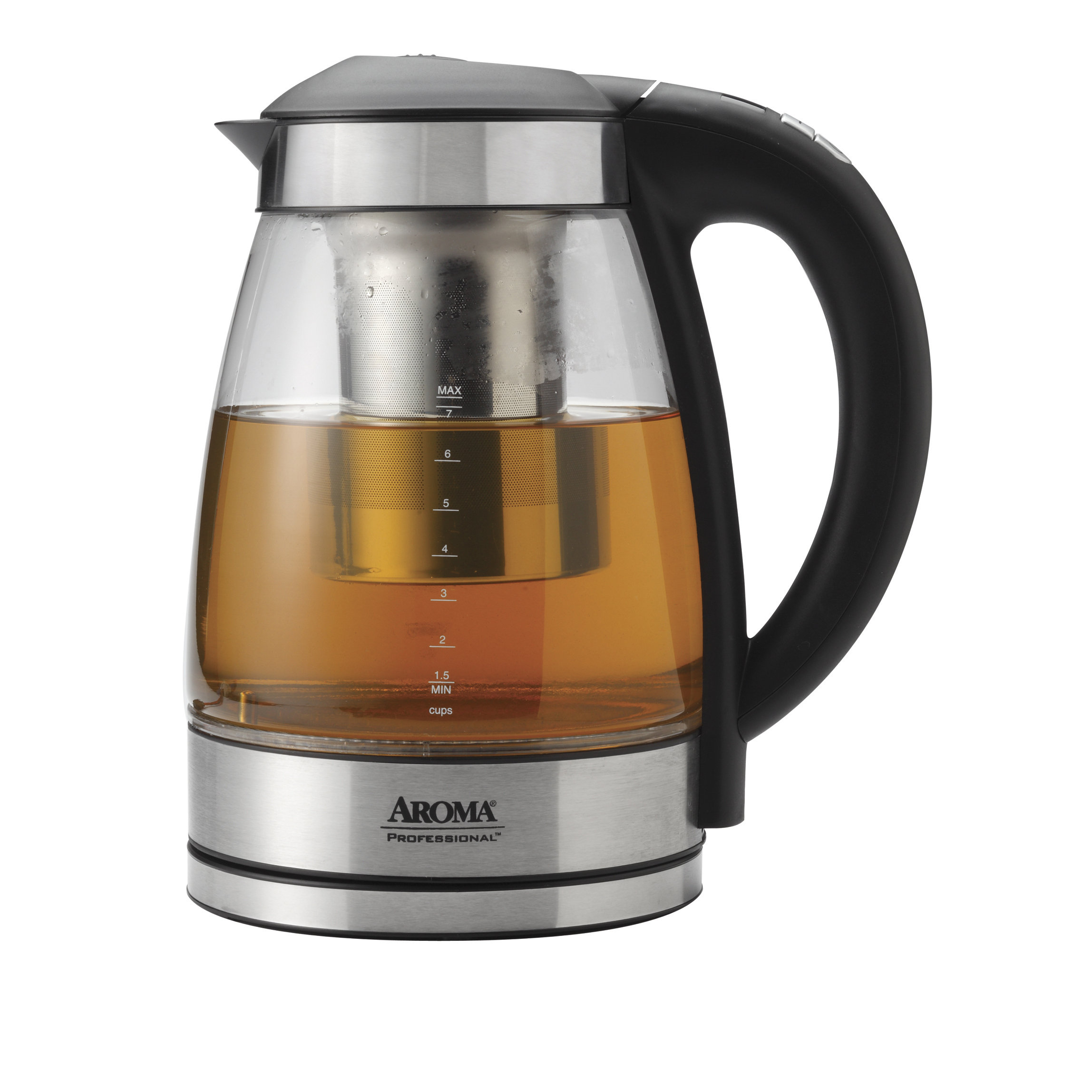 Aroma 1.7 Liter Glass Electric Tea Kettle Wayfair