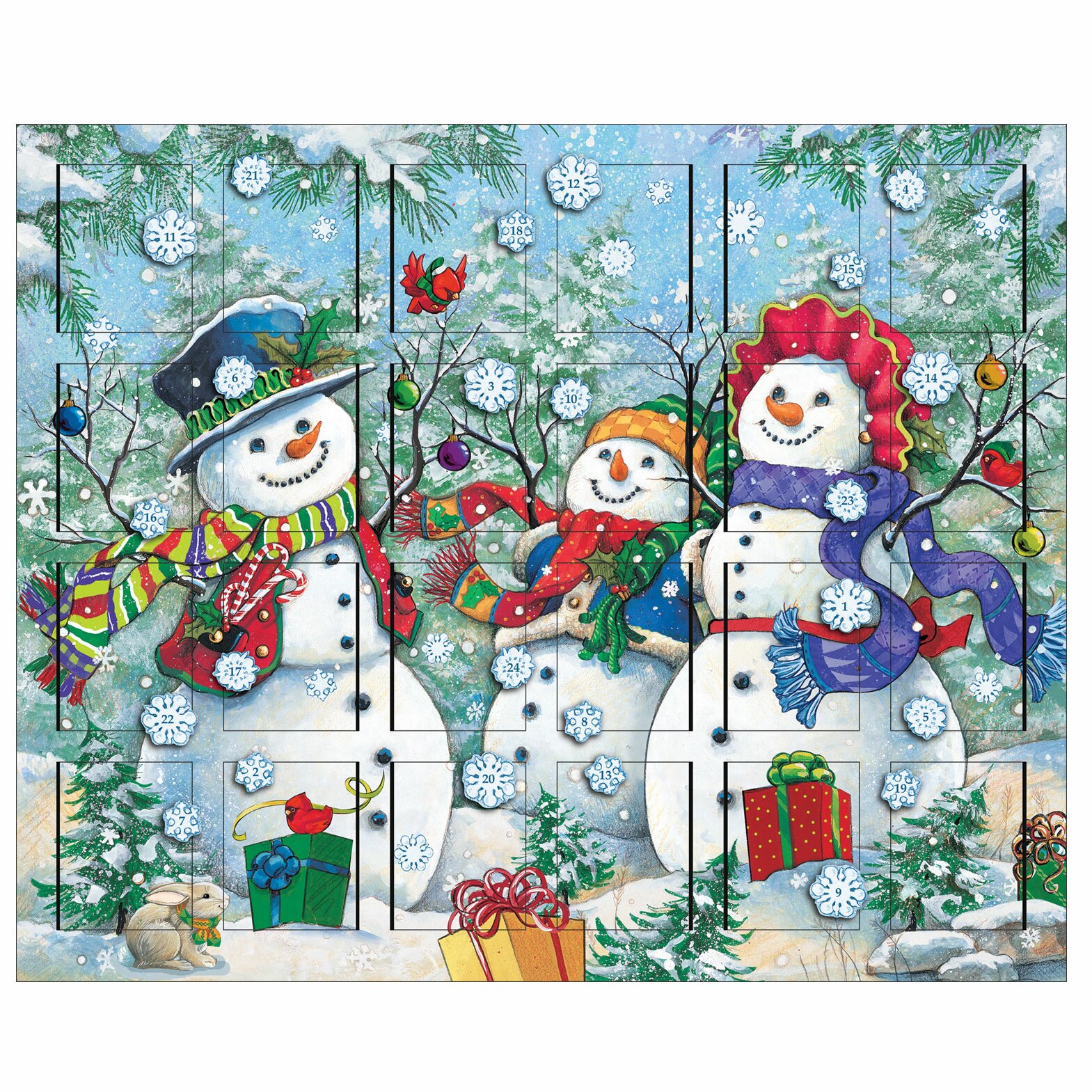 Byers' Choice Snowman Advent Calendar & Reviews Wayfair