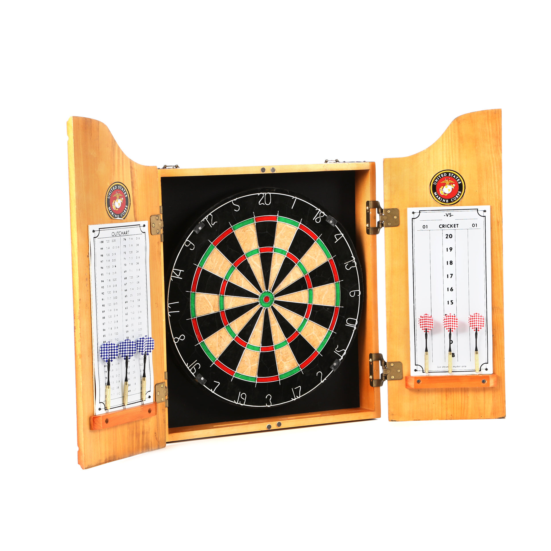 Trademark Global United States Marine Corps Wood Dart Set & Reviews Wayfair