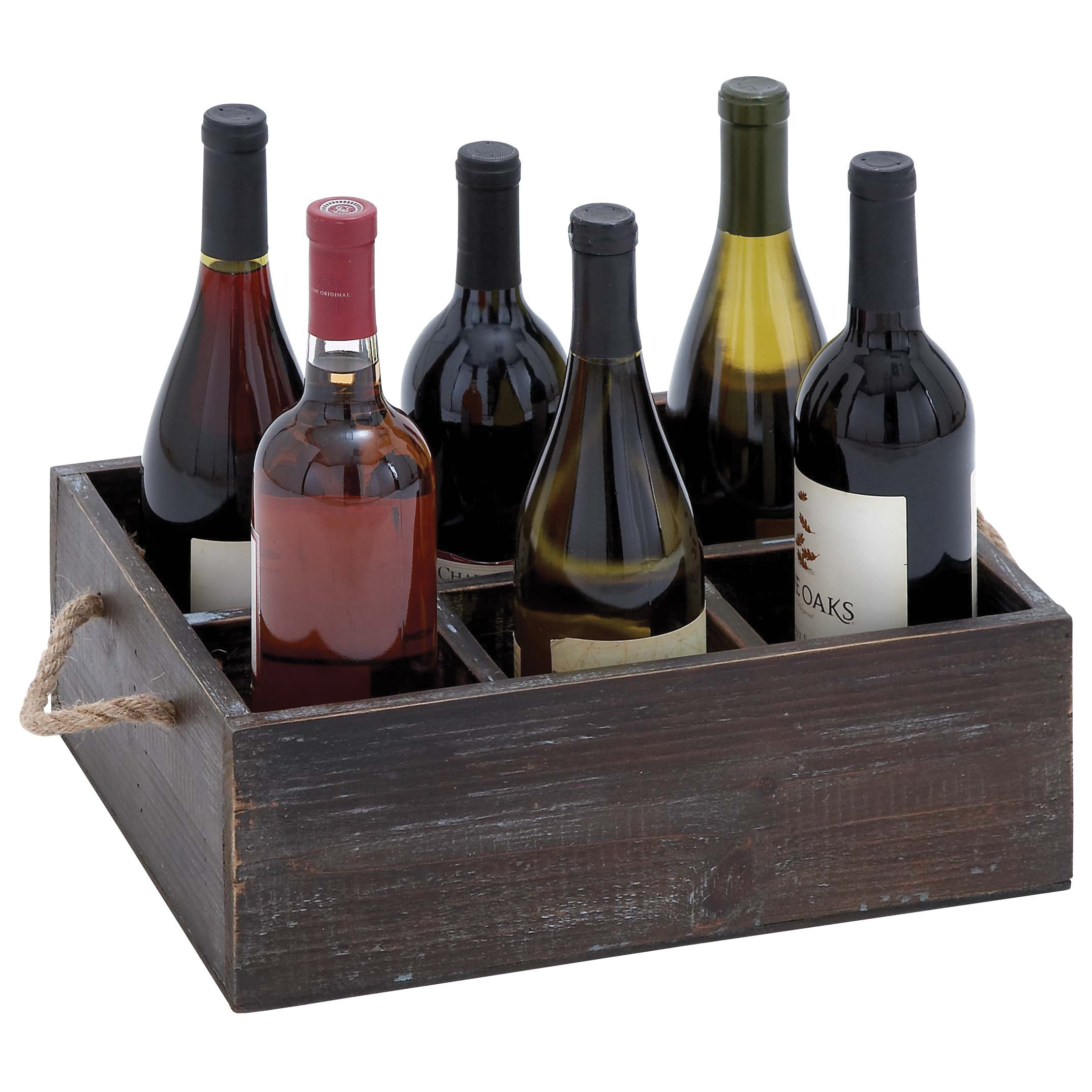 Woodland Imports 6 Bottle Tabletop Wine Rack & Reviews Wayfair