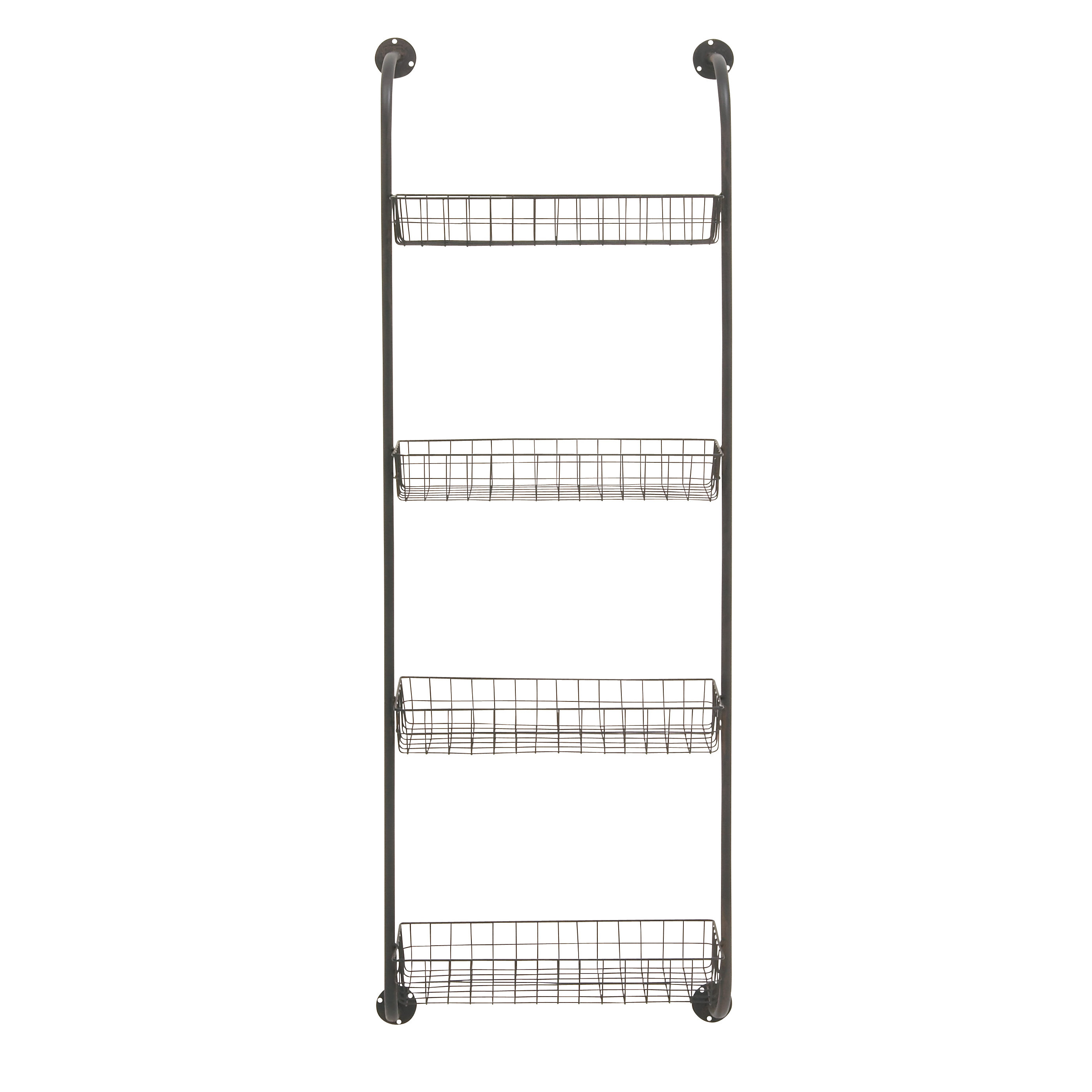 Woodland Imports Wall Storage Rack & Reviews Wayfair