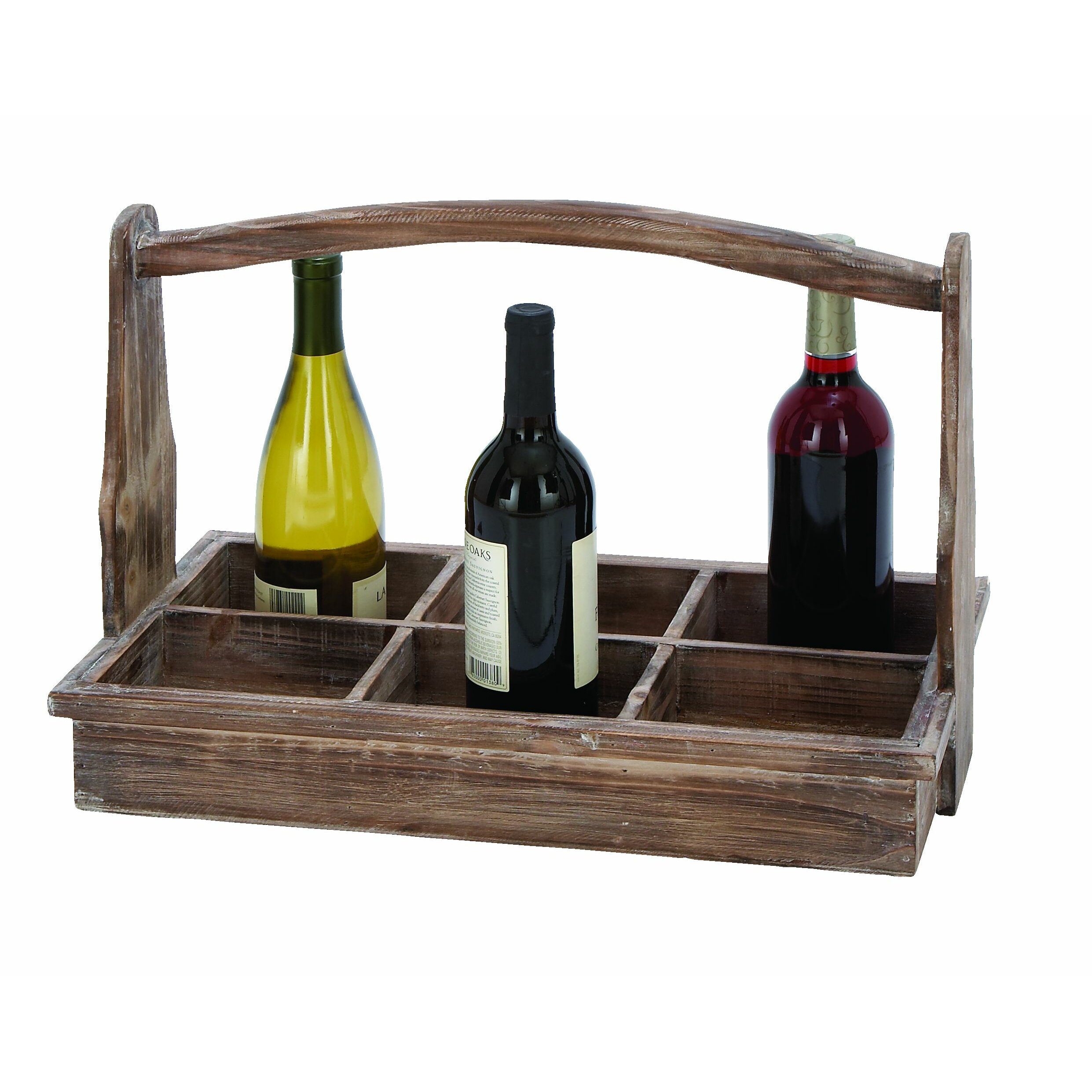 Woodland Imports 6 Bottle Tabletop Wine Rack & Reviews Wayfair