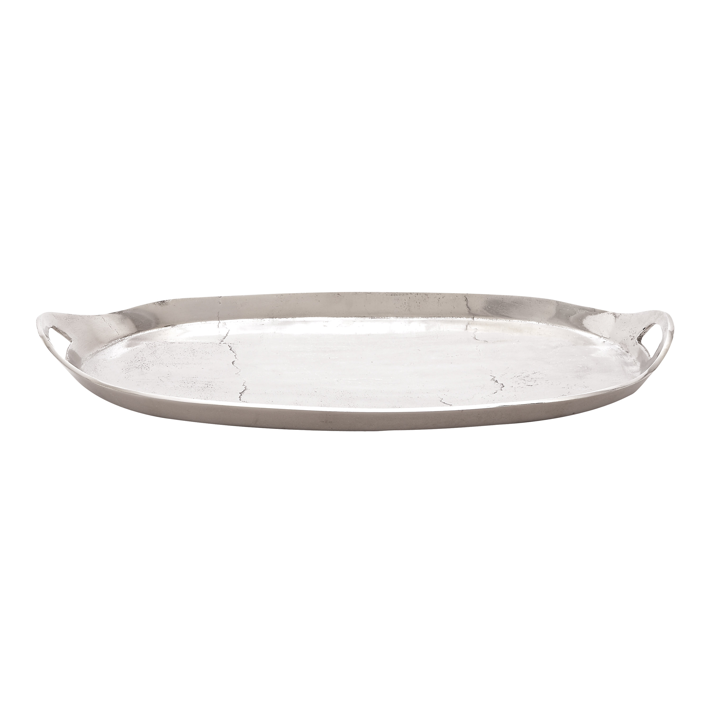 Woodland Imports Oval Serving Tray & Reviews Wayfair