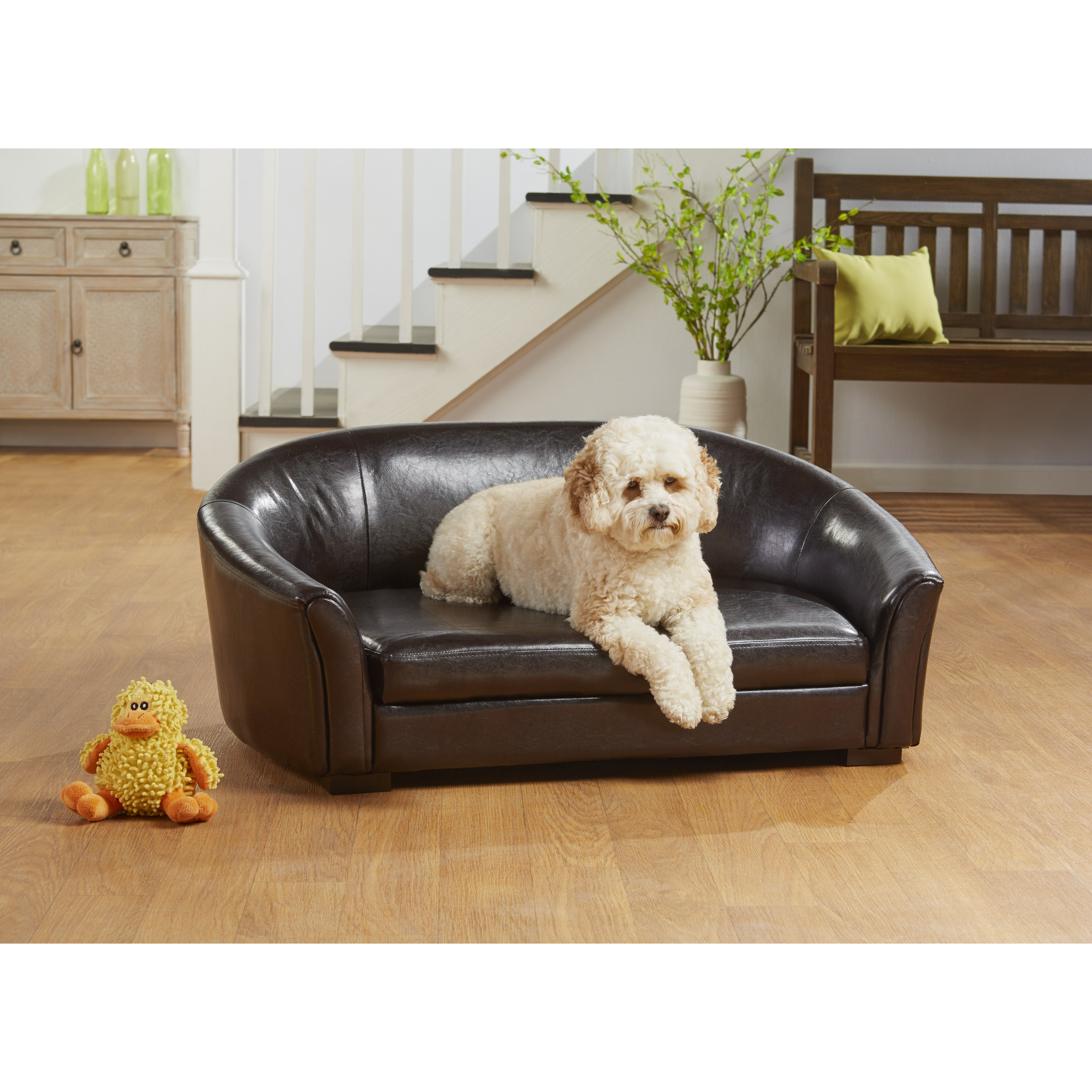 plush dog sofa