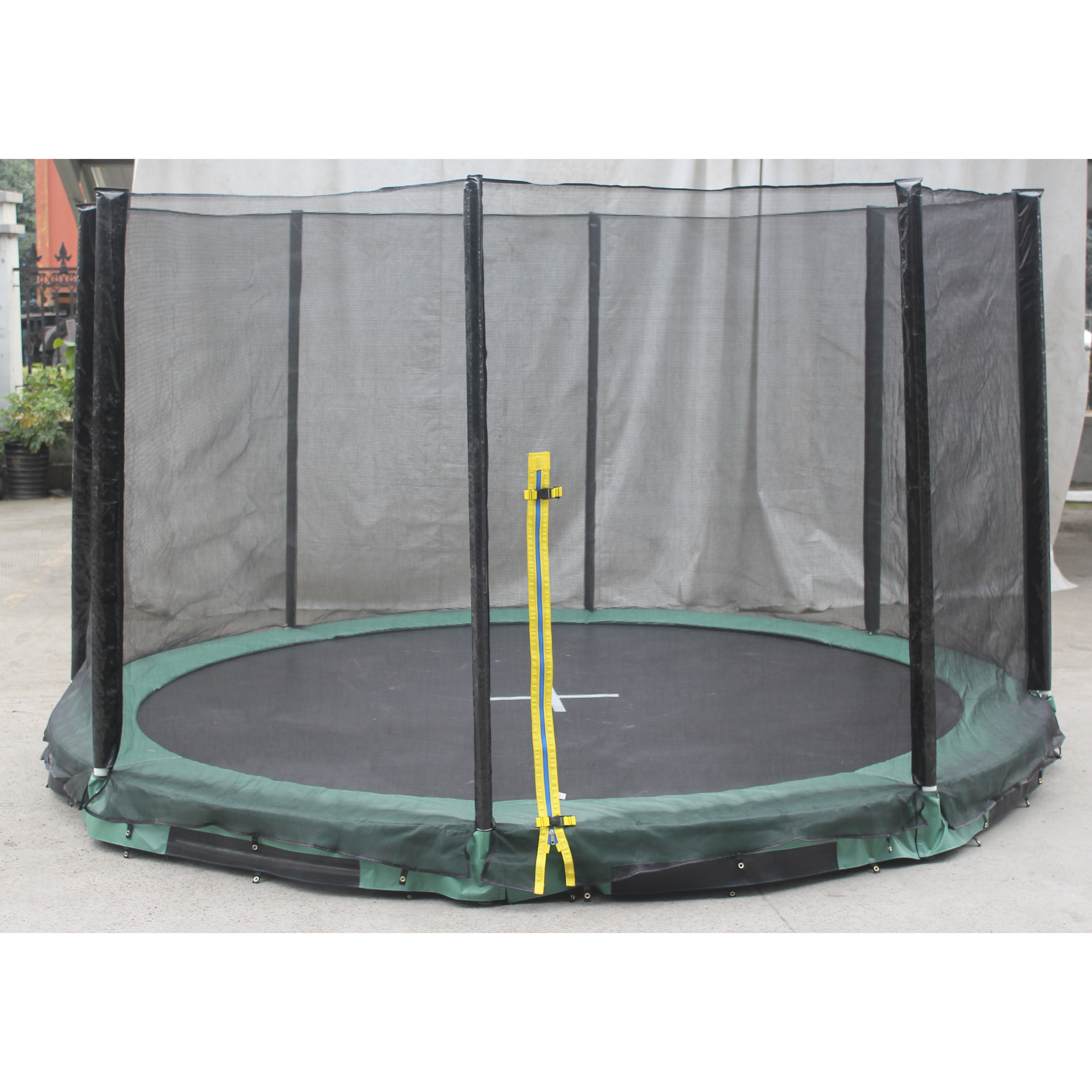 Super Jumper Inground 14' Round Trampoline with Safety Enclosure Wayfair