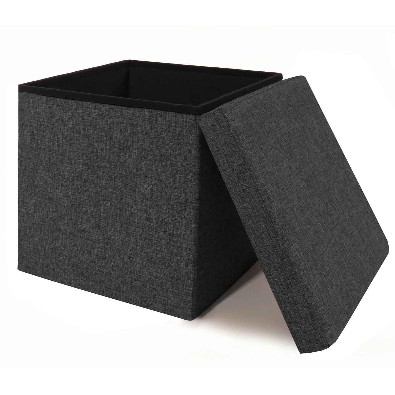 Seville Classics Foldable Storage Cube Ottoman Set & Reviews Wayfair