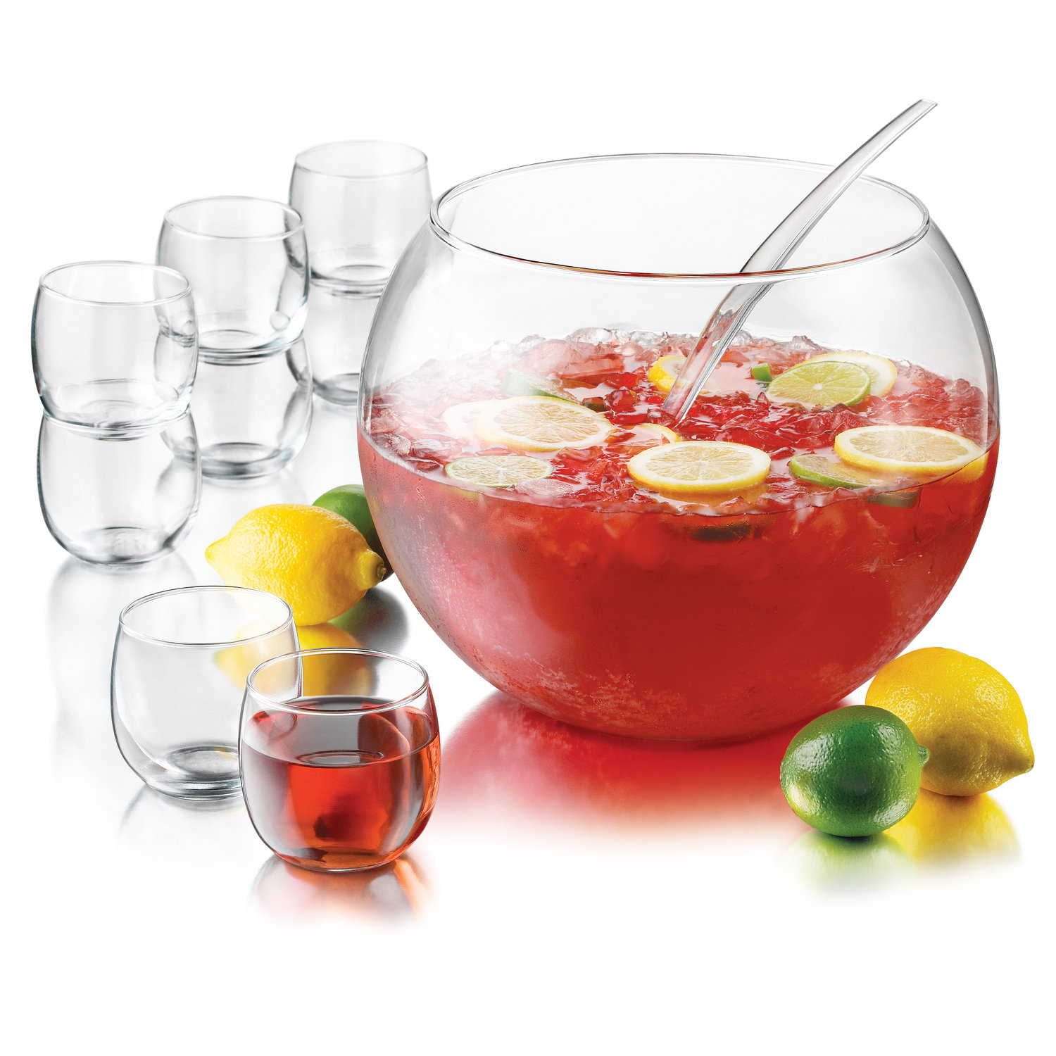 Libbey Selene 10 Piece Punch Bowl Set & Reviews Wayfair