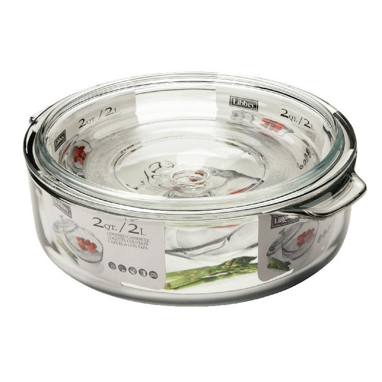 Libbey Covered Glass Casserole Dish & Reviews Wayfair